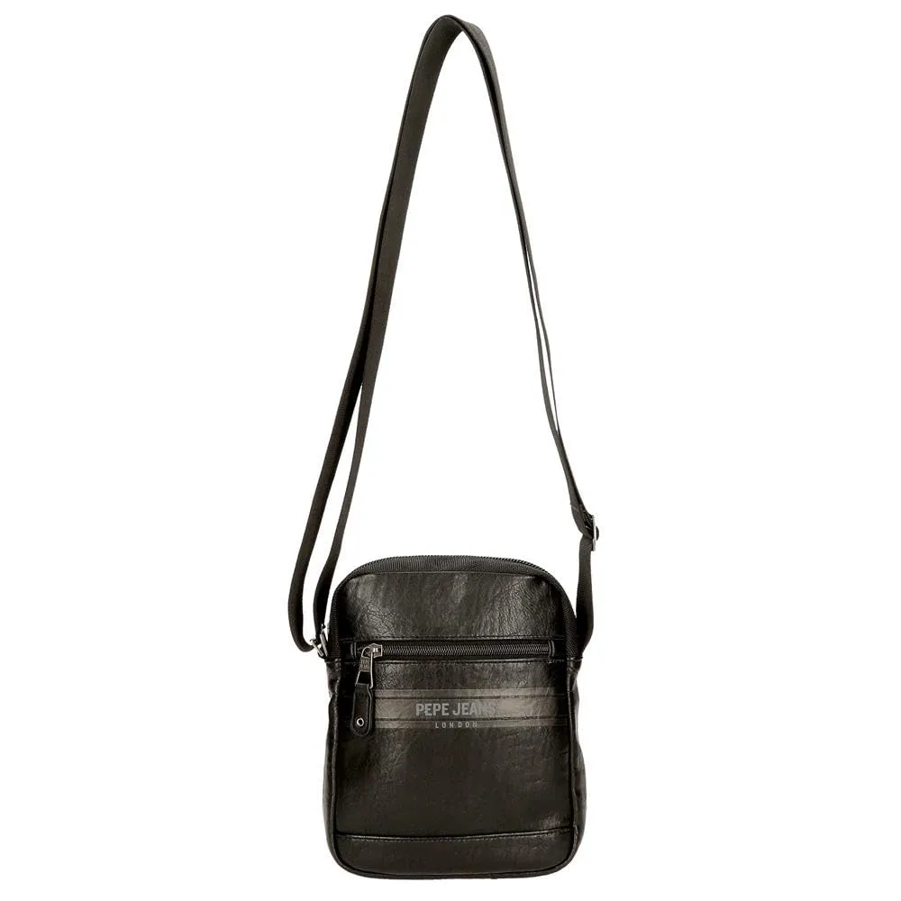 Pepe Jeans Horley - Borsa messenger da uomo, Nero, Taglia unica, Tracolla - immagine 8