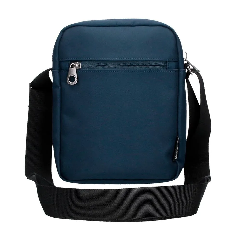 Pepe Jeans Ancor Borsa a tracolla media blu 17 x 22 x 6 cm Poliestere by Joumma Bags by Joumma Bags, blu, Tracolla media - immagine 3