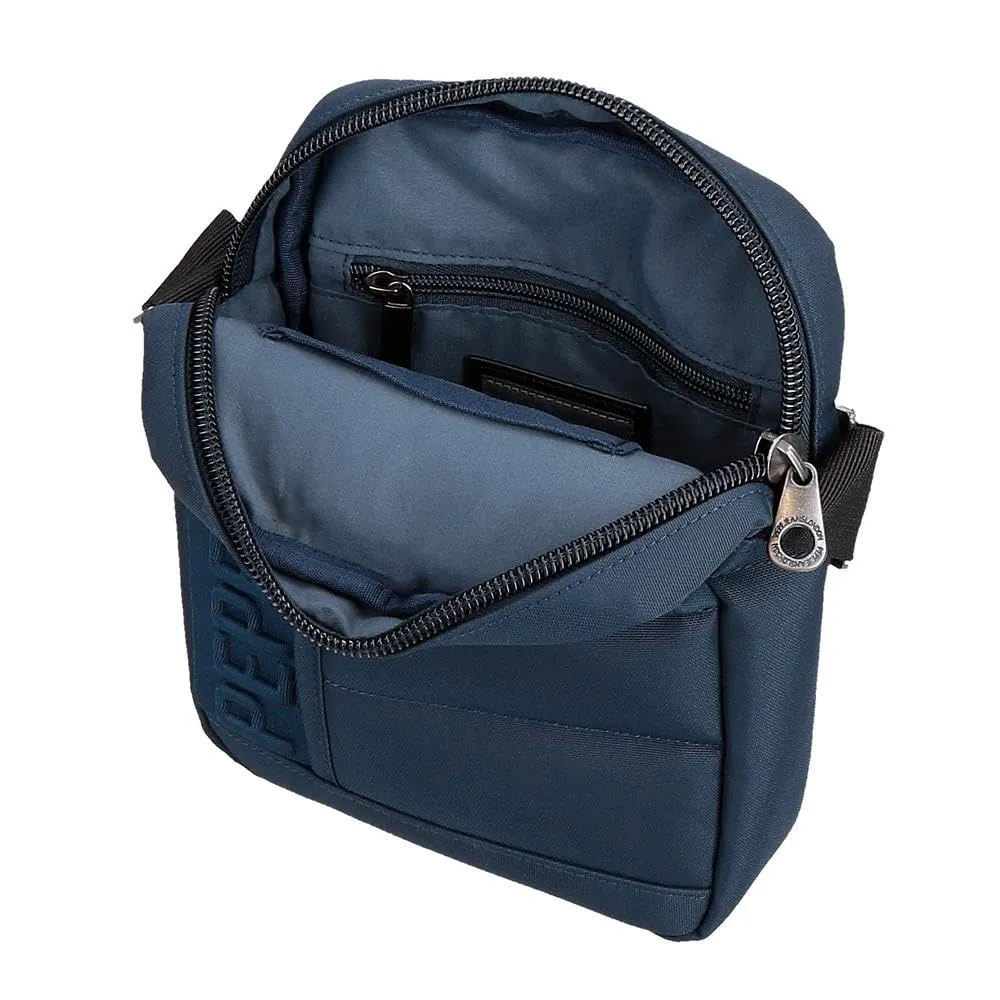 Pepe Jeans Ancor Borsa a tracolla media blu 17 x 22 x 6 cm Poliestere by Joumma Bags by Joumma Bags, blu, Tracolla media - immagine 4