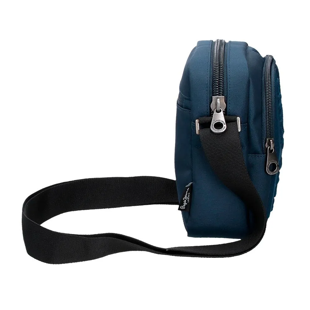 Pepe Jeans Ancor Borsa a tracolla Piccola Blu 15 x 19,5 x 6 cm Poliestere by Joumma Bags by Joumma Bags, blu, Borsa a tracolla piccola - immagine 2