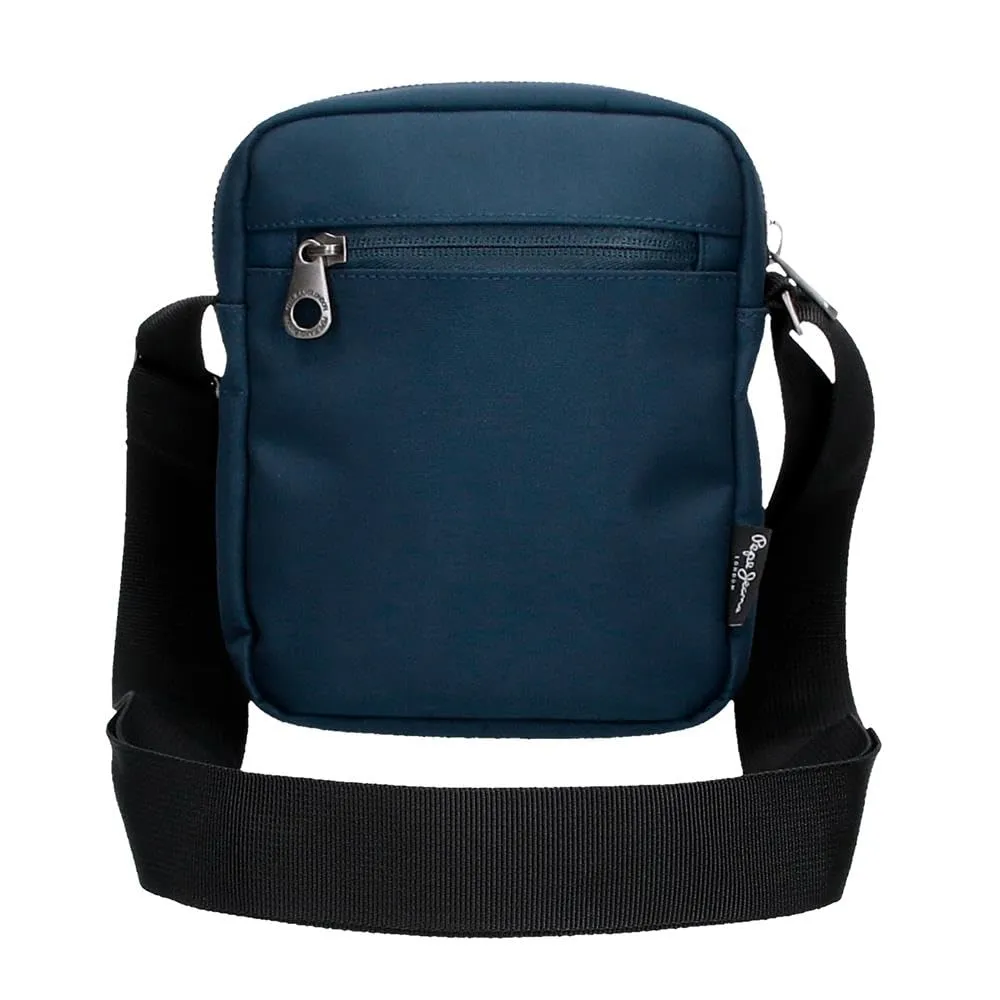 Pepe Jeans Ancor Borsa a tracolla Piccola Blu 15 x 19,5 x 6 cm Poliestere by Joumma Bags by Joumma Bags, blu, Borsa a tracolla piccola - immagine 3