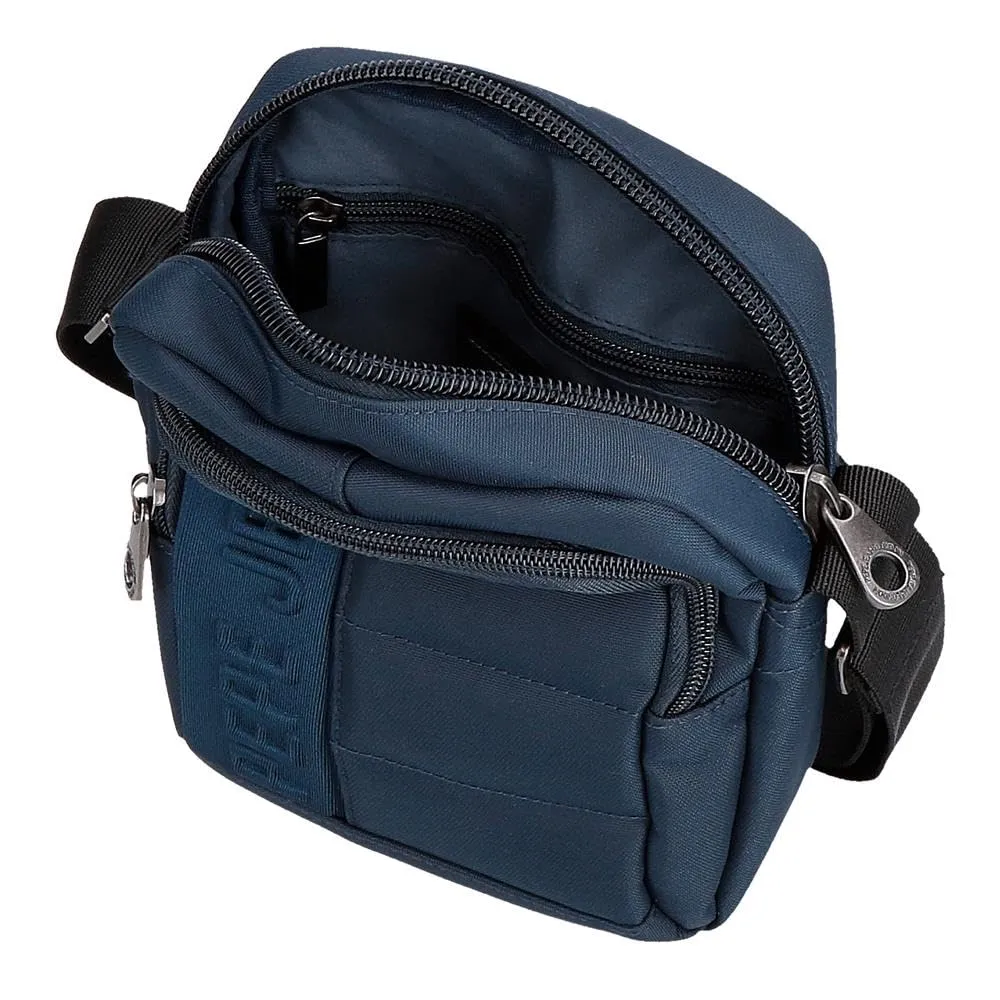 Pepe Jeans Ancor Borsa a tracolla Piccola Blu 15 x 19,5 x 6 cm Poliestere by Joumma Bags by Joumma Bags, blu, Borsa a tracolla piccola - immagine 4