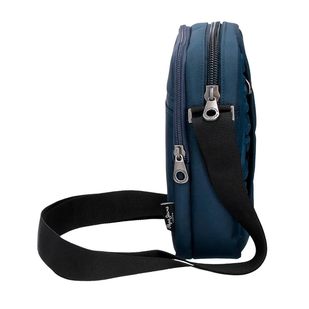 Pepe Jeans Ancor Borsa a tracolla Blu 17 x 22 x 7,5 cm Poliestere by Joumma Bags by Joumma Bags, blu, Tracolla - immagine 2
