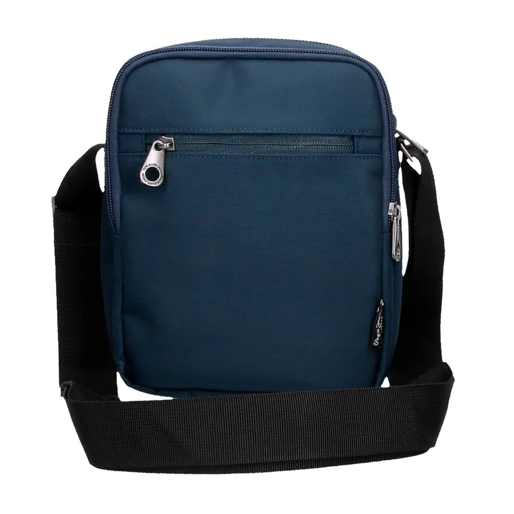 Pepe Jeans Ancor Borsa a tracolla Blu 17 x 22 x 7,5 cm Poliestere by Joumma Bags by Joumma Bags, blu, Tracolla - immagine 3