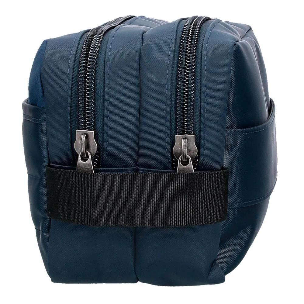Pepe Jeans Ancor, beauty case, tracolla, perfetto per organizzare, vari scomparti. Joumma Bags, blu, Trousse - immagine 4