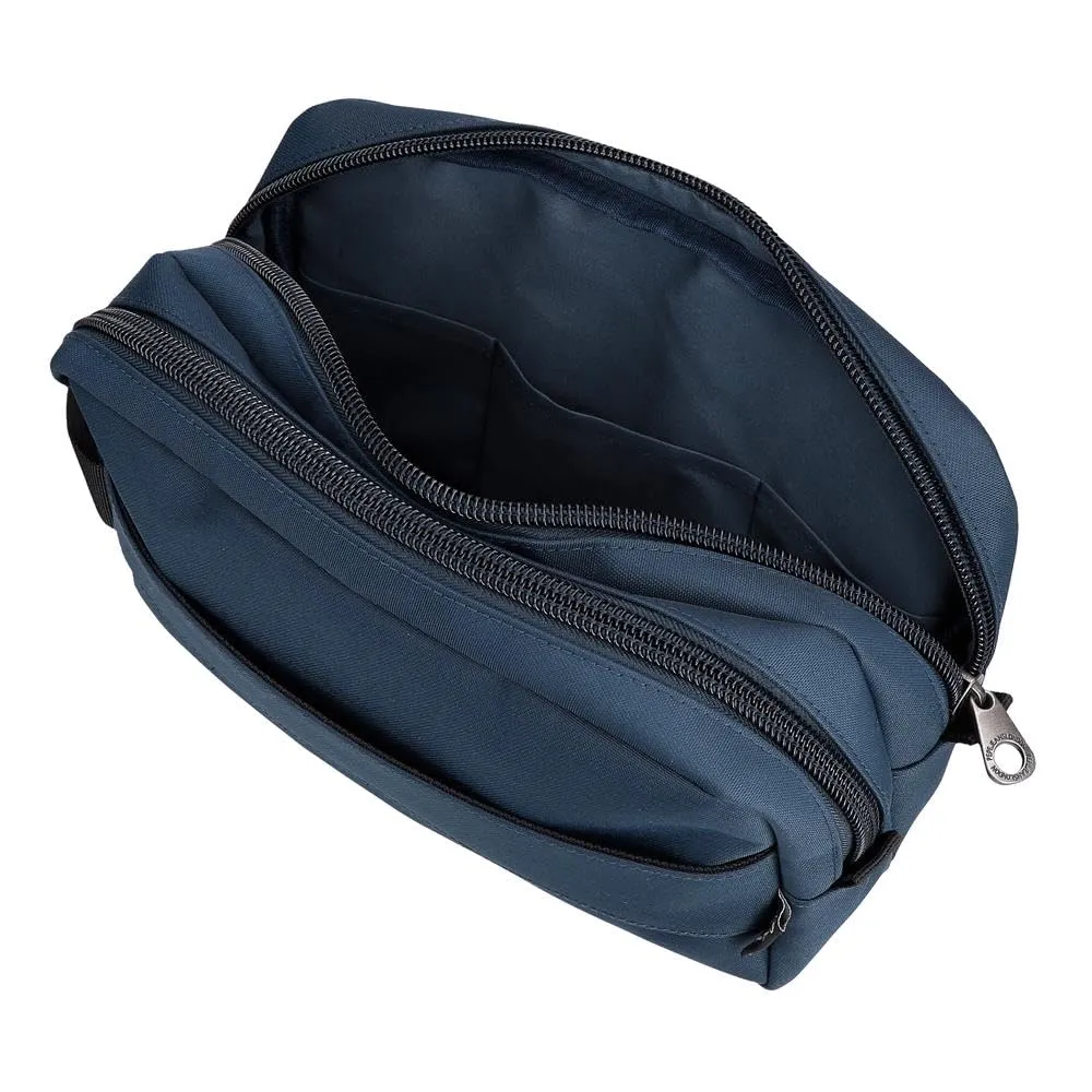 Pepe Jeans Ancor, beauty case, tracolla, perfetto per organizzare, vari scomparti. Joumma Bags, blu, Trousse - immagine 7