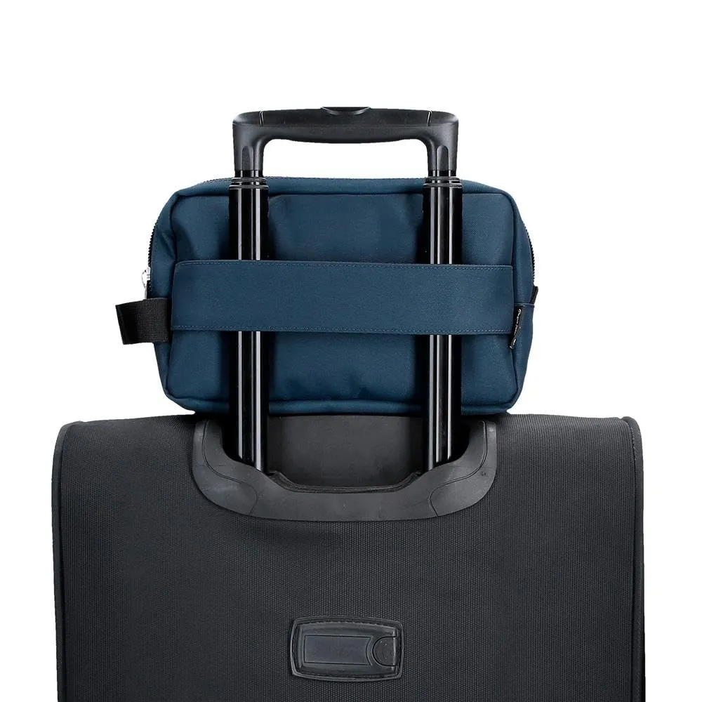 Pepe Jeans Ancor, beauty case, tracolla, perfetto per organizzare, vari scomparti. Joumma Bags, blu, Trousse - immagine 10