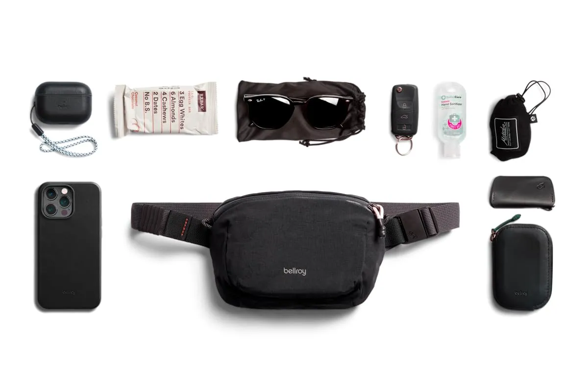Bellroy Lite Belt Bag, Borsa a tracolla versatile - Black - immagine 6