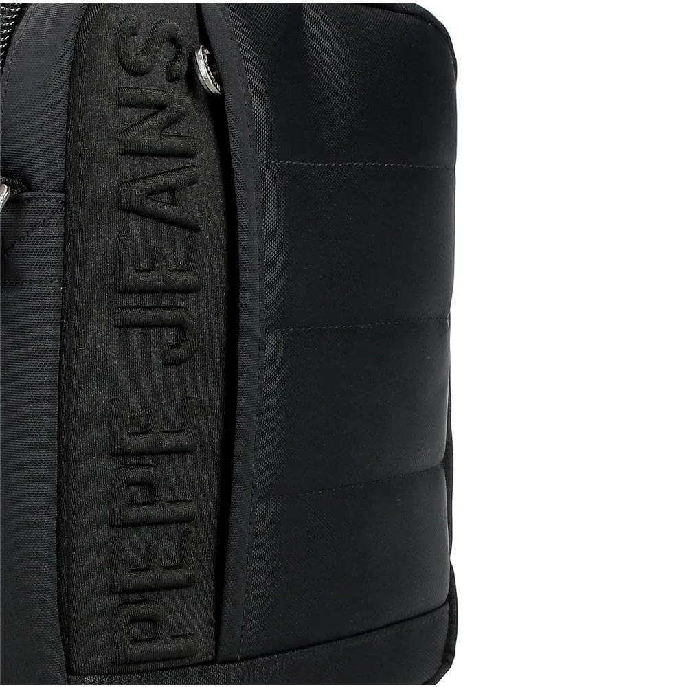 Pepe Jeans Ancor - Beauty case a due scomparti adattabile, nero, 26 x 16 x 12 cm, poliestere 0,38 l by Joumma Bags, Nero, Taglia unica, Beauty case a due scomparti adattabile - immagine 7