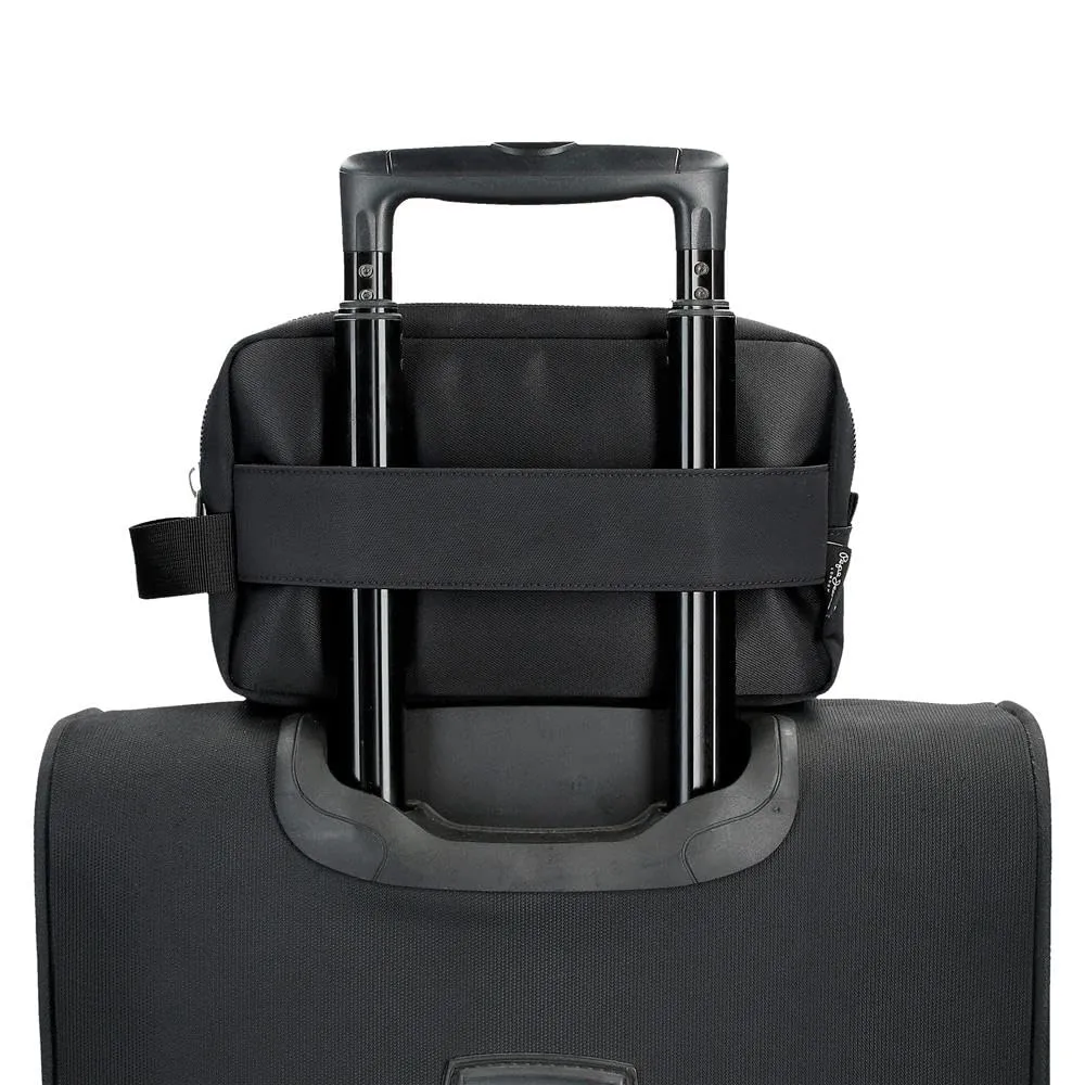 Pepe Jeans Ancor - Beauty case a due scomparti adattabile, nero, 26 x 16 x 12 cm, poliestere 0,38 l by Joumma Bags, Nero, Taglia unica, Beauty case a due scomparti adattabile - immagine 9