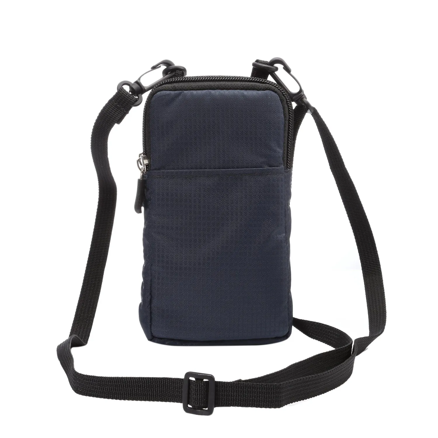 Pochette e Tracolla per Telefono Uomo, Custodia da Cintura Smartphone Verticale, Universale Borsello da Uomo Sacchetto con Clip Cintura Viaggio Pochette Borsa Tracolla con Cerniera Portamonete - immagine 5