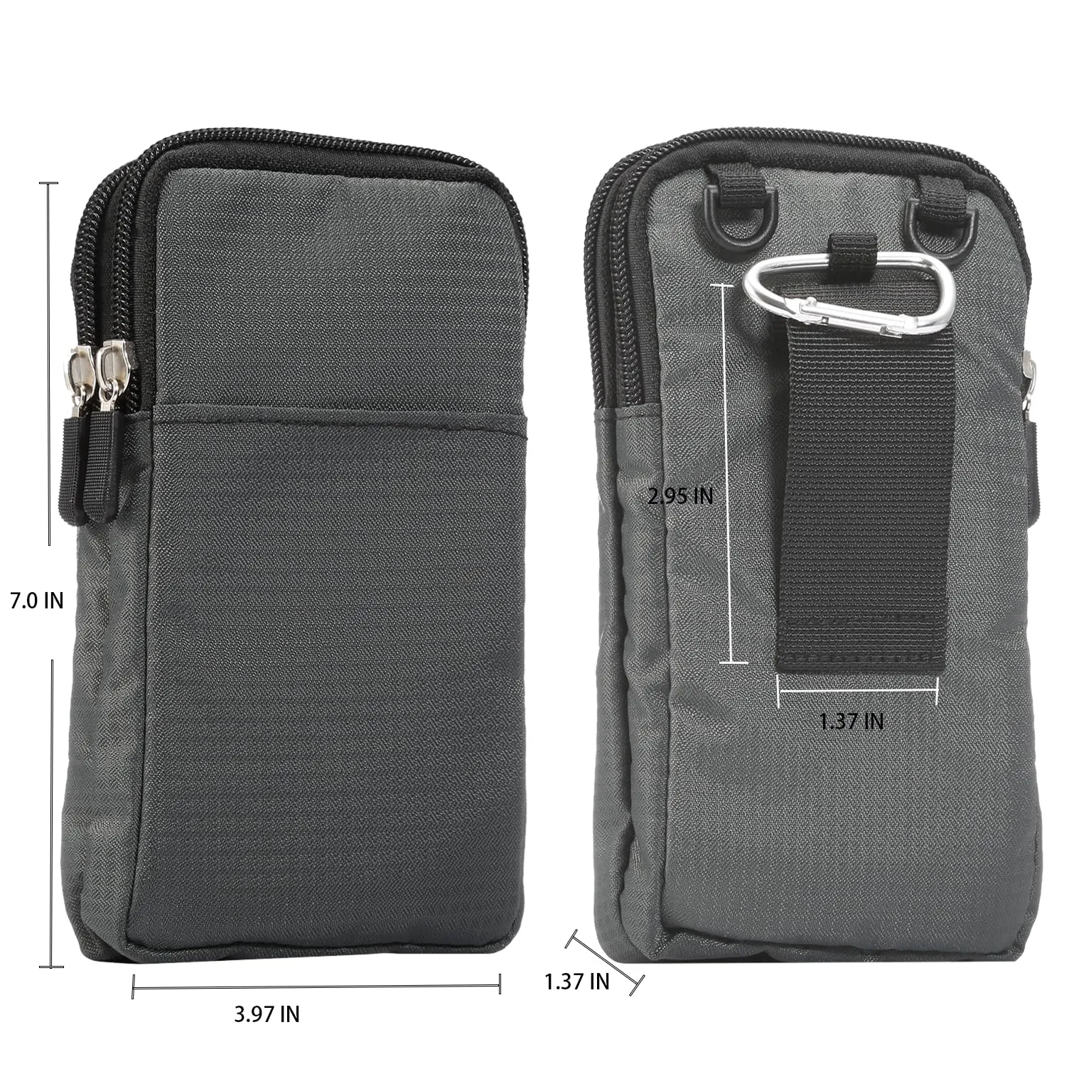 Borsa Cellulare Tracolla Telefono, Pochette Porta Cellulare Uomo, Universale Borsa a Tracolla Borsello Sacchetto Portacellulare da Cintura Borsello Carte Portafoglio Uomo Smartphone Custodia Spalla - immagine 2