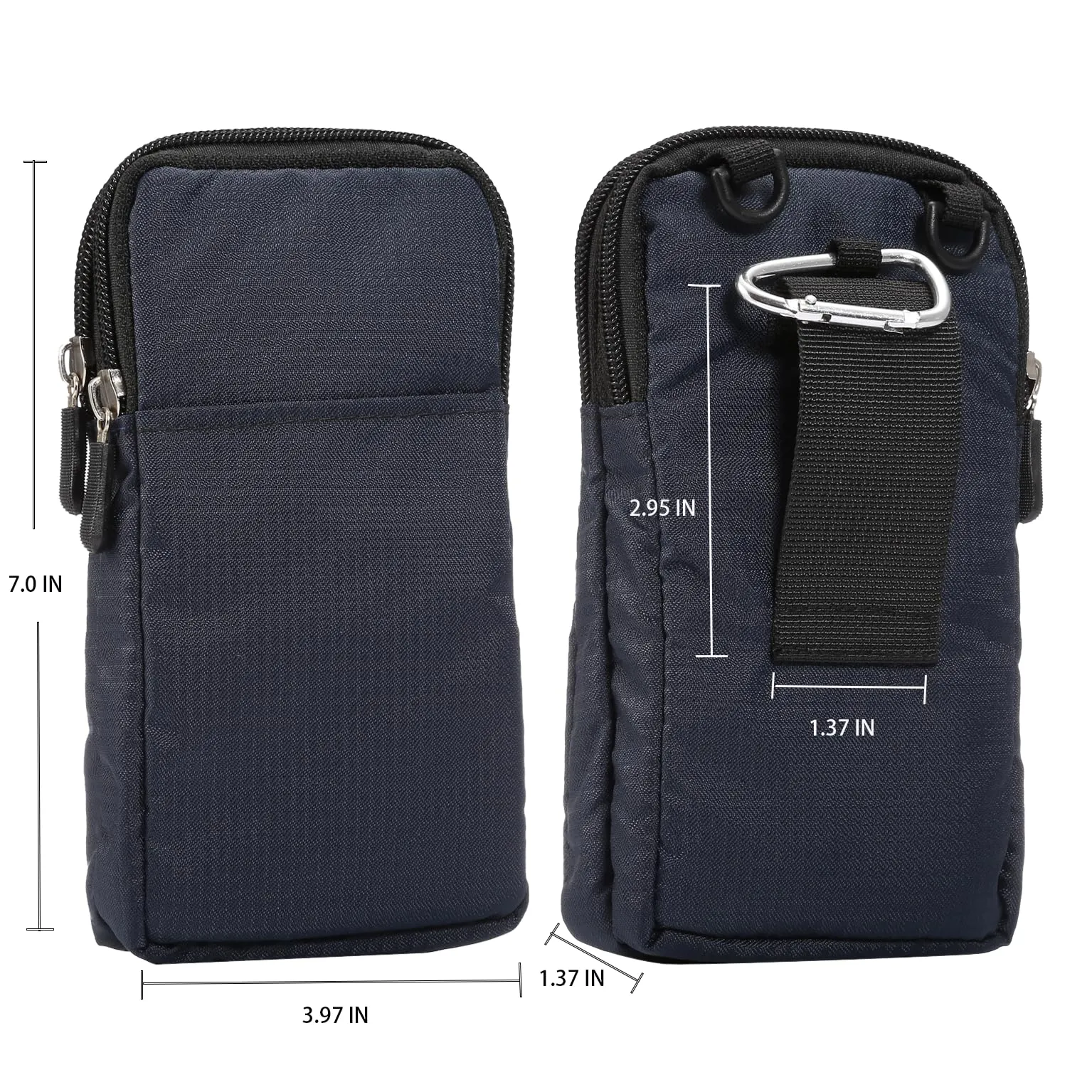 Borsa Cellulare Tracolla Uomo, Pochette Porta Cellulare, Piccola Custodia a Spalla Cellulare Borse Messenger Porta Telefono da Cintura Fondina Custodia Viaggio Crossbody Bag Borsello Portafoglio - immagine 2