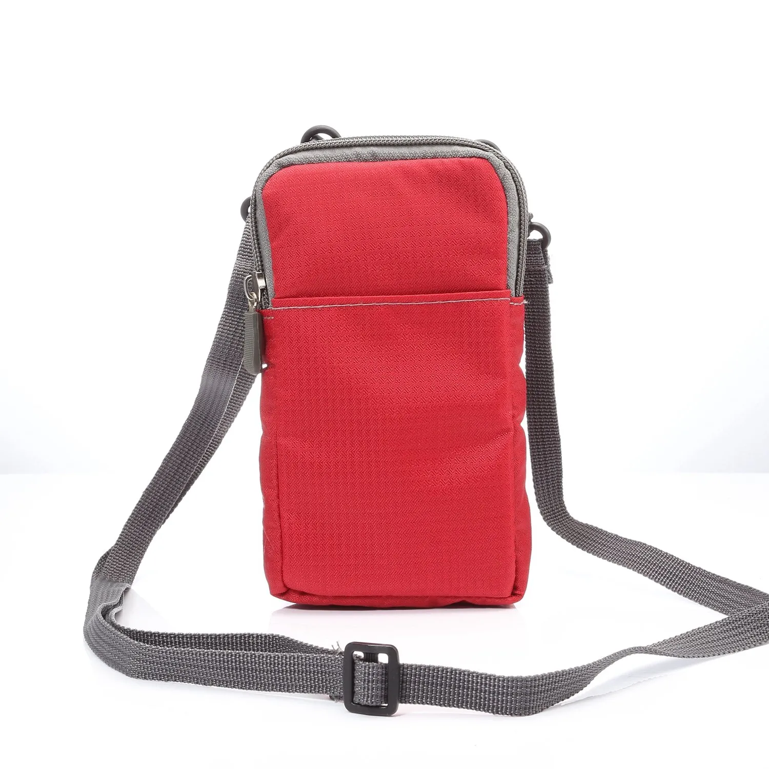 Sacchetto Tracolla per Cellulare Uomo, Borse Messenger Cellulare, 6.9" Piccole Verticali Borsello per Cellulare Clip da Cintura Borsa a Mano Marsupio con Moschettone e Passante per Cintura Portafoglio - immagine 5