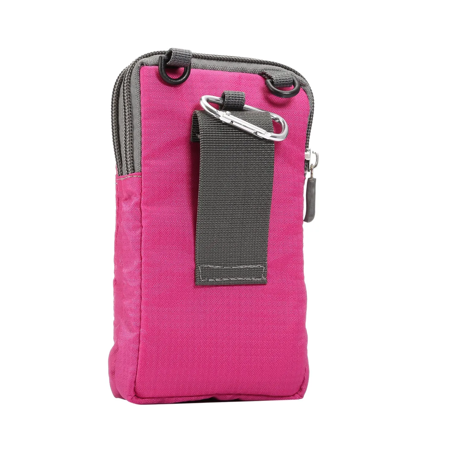 Borsa Telefono Cellulare Tracolla, Sacchetto Clip da Cintura Uomo, Verticale Borsa da Cintura per Telefono Uomo Cellulare Borsa a Mano Viaggio Uomo Smartphone Custodia Crossbody Borsello Portafoglio - immagine 2