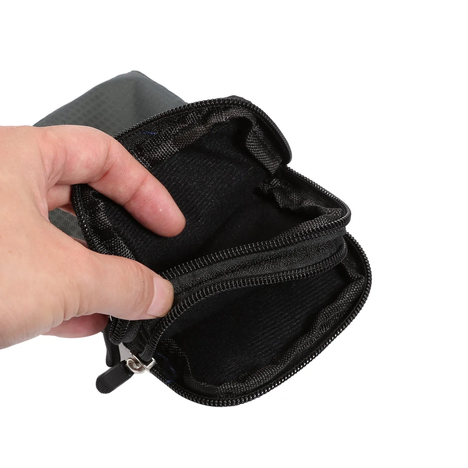 Marsupio da Cintura per Cellulare Nylon, Borsa a Tracolla Telefono Uomo, Custodia per Cellulare da Cintura Sacchetto Clip da Cintura Piccolo Borsa Sacchetto di Crossbody Cintura Borsa con Passante - immagine 4