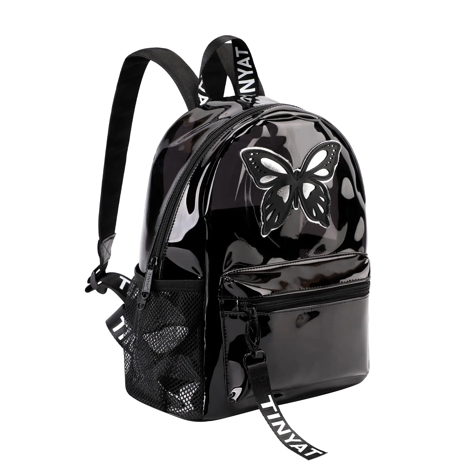 TINYAT Zaino trasparente Zaino da donna trasparente Impermeabile Super PVC Zaino Casual Zaino Moda Donna Shopping Dating Pack, T9051, 13 x 28 x 31 cm - immagine 9