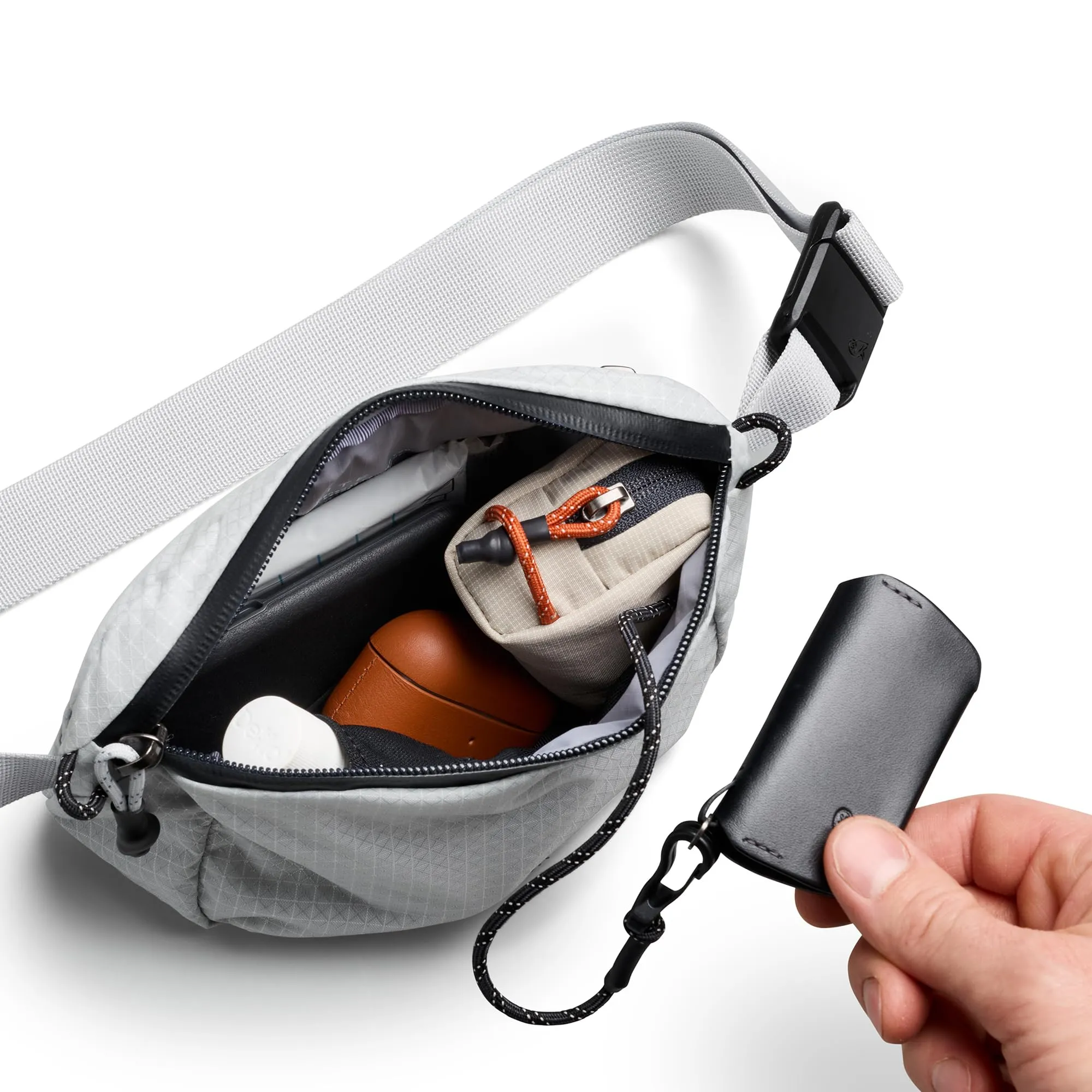 Bellroy Lite Belt Bag (borsa a tracolla versatile, marsupio) - Fog - immagine 2