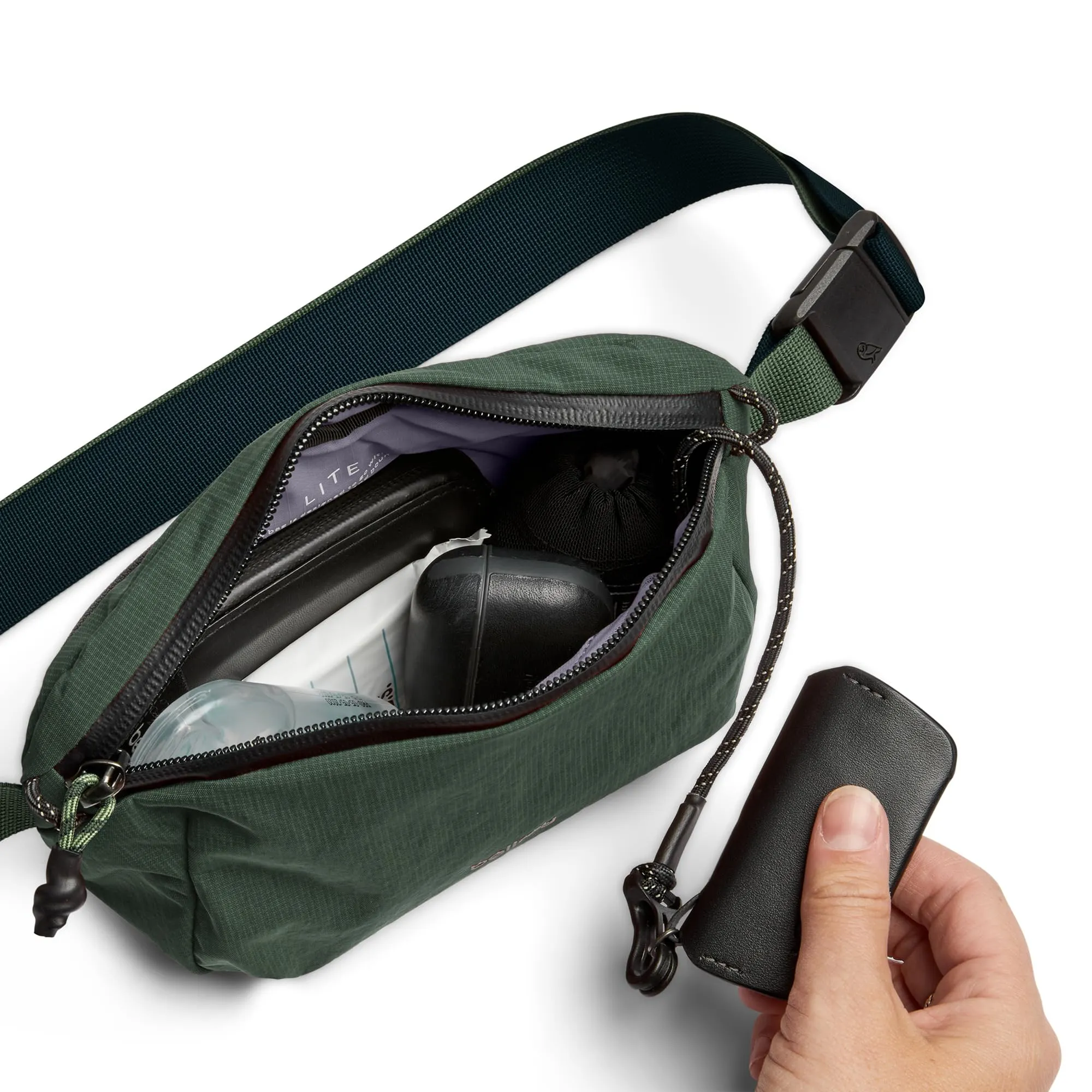 Bellroy Lite Belt Bag (borsa a tracolla versatile, marsupio) - Spruce - immagine 2