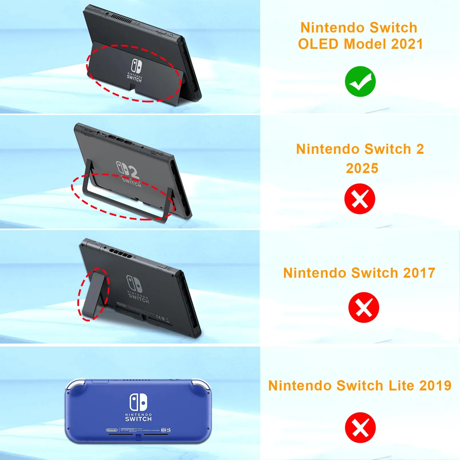 FINTIE Custodia per Nintendo Switch Modello OLED 7.0" / Switch 6.2" - immagine 2