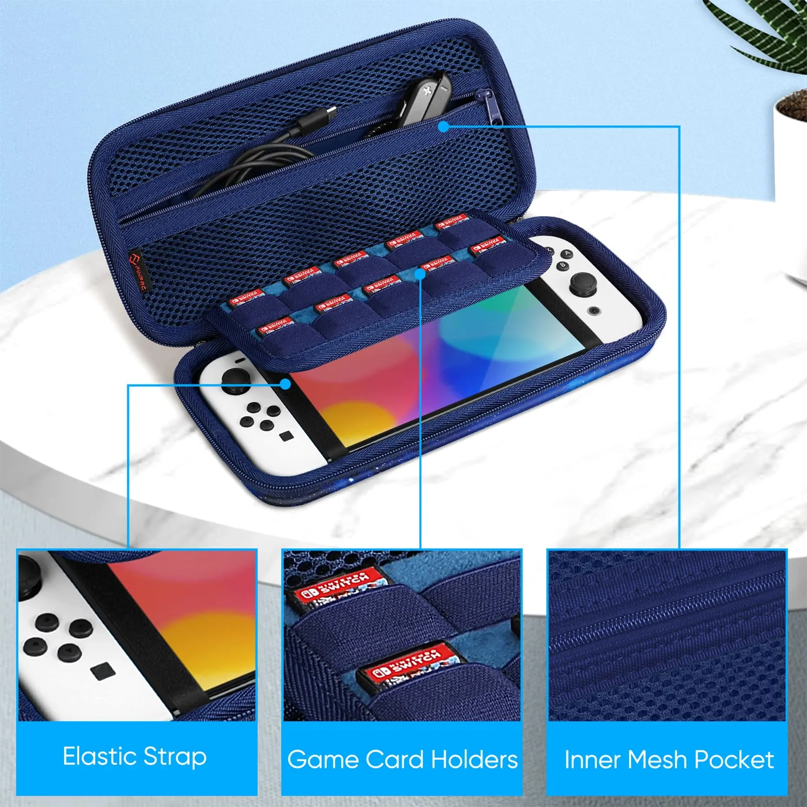 FINTIE Custodia per Nintendo Switch Modello OLED 7.0" / Switch 6.2" - immagine 3