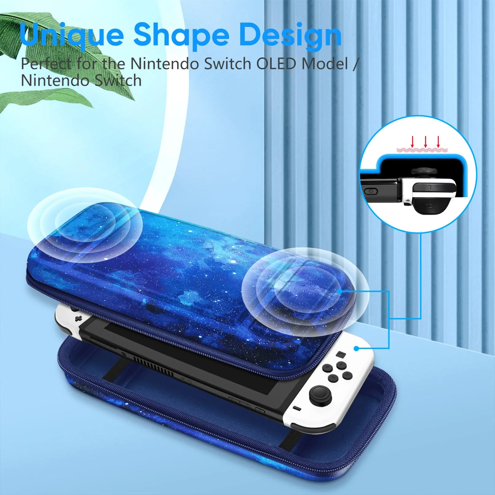 FINTIE Custodia per Nintendo Switch Modello OLED 7.0" / Switch 6.2" - immagine 6