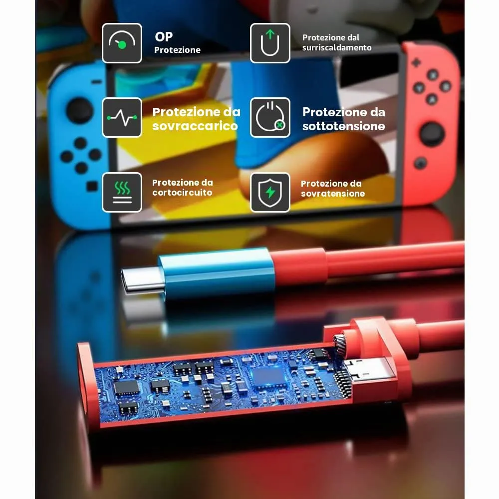 RREAKA Switch Dock per Nintendo Switch OLED, adattatore TV Switch 2 in 1 con cavo HDMI 4K, ricarica di tipo C da 100 W, docking station portatile da viaggio, per Samsung Dex S24, MacBook - immagine 4