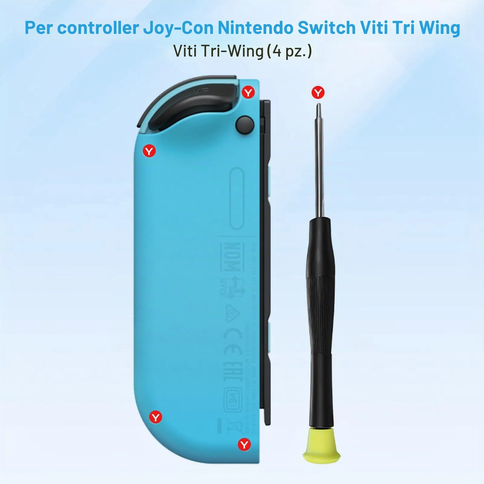 680 mAh, 2 batterie HAC-006 per Switch Joy-Con L/R sinistra e destra HAC-015 - immagine 10