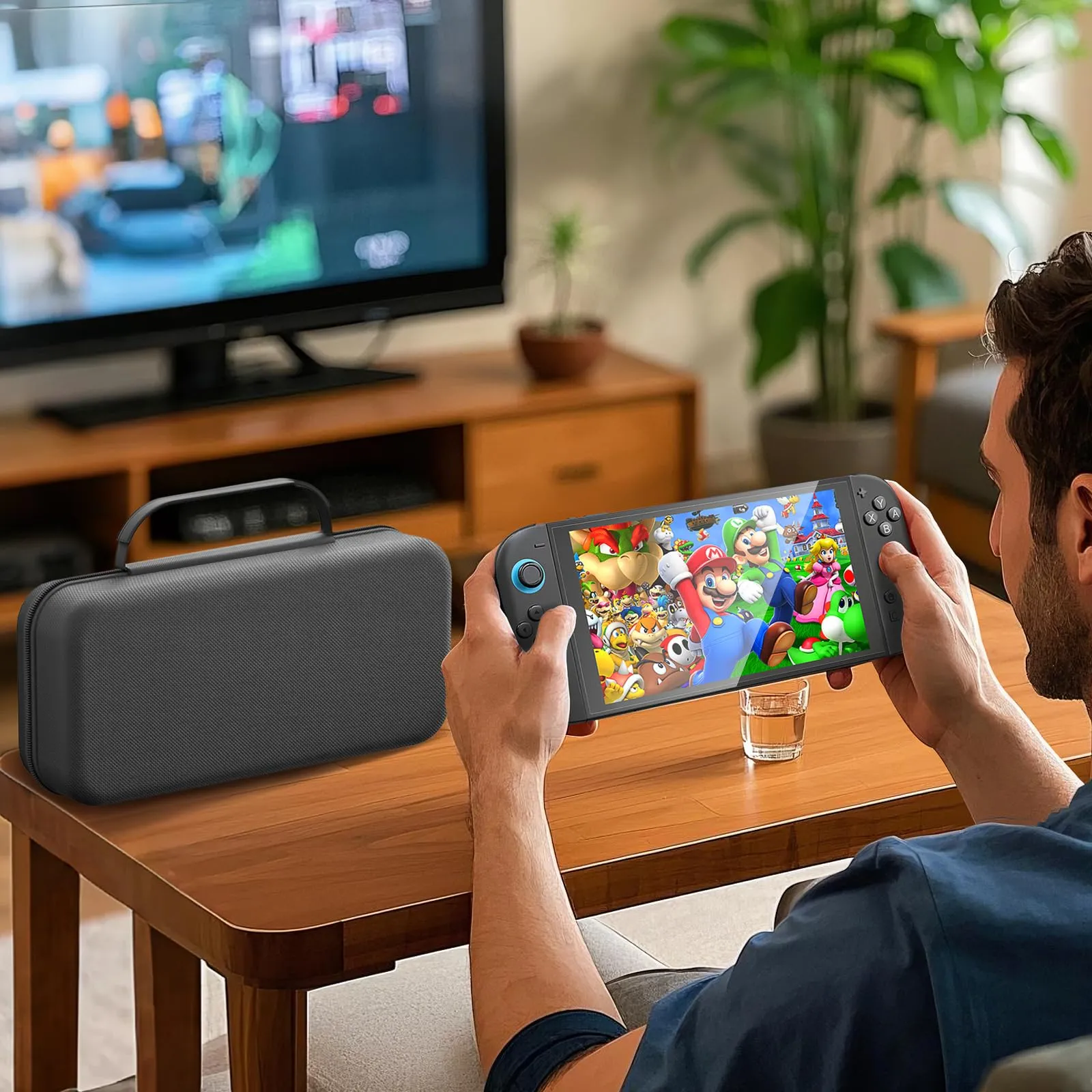 daydayup Custodia Compatibile con Nintendo Switch 2, Borsa rigida per Nintendo Switch 2, Custodia Protettiva con Borsa per 20 Giochi, Accessori per Console - immagine 7