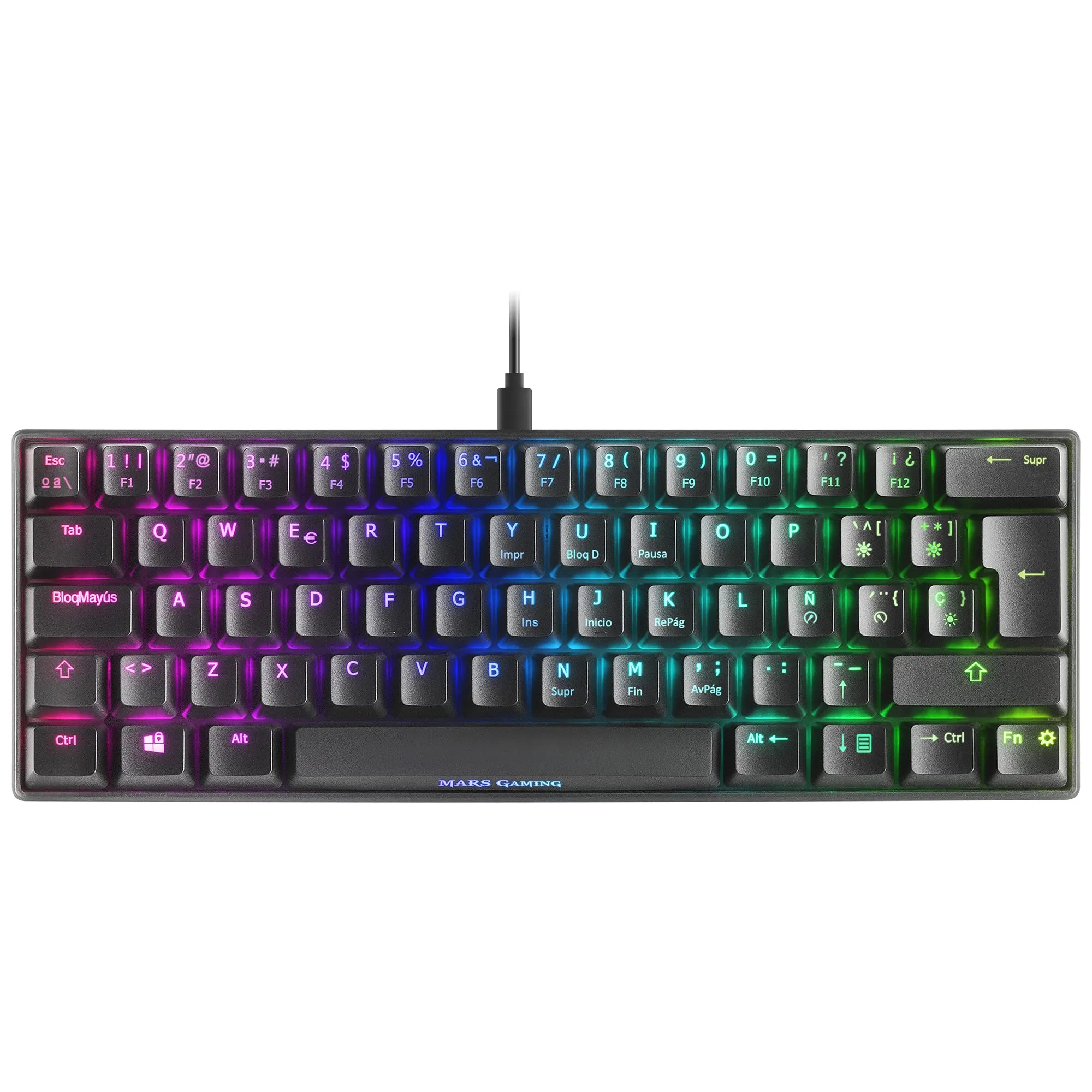 Mars Gaming MARSGAMING Mkminibes, Nero - immagine 1