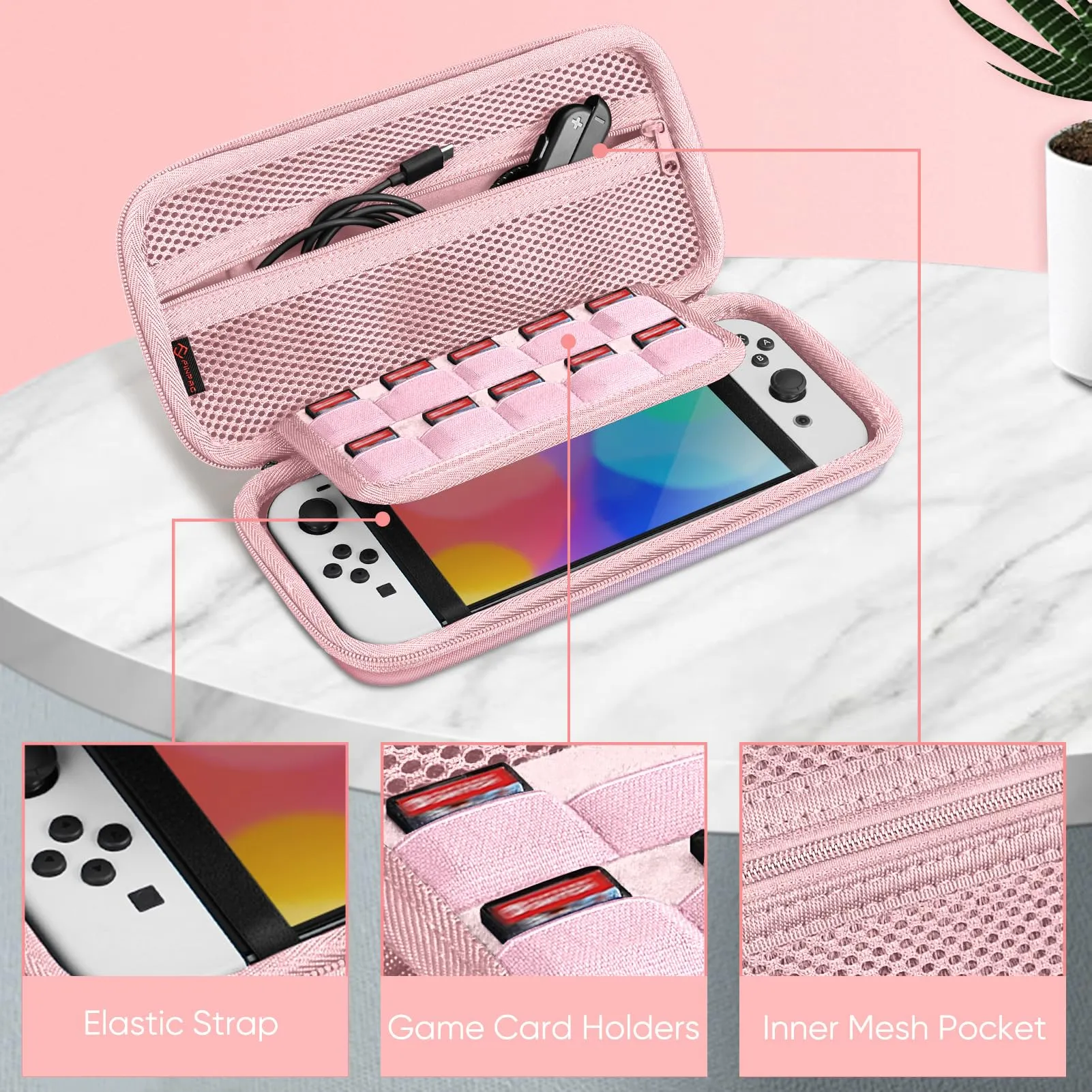 FINTIE Custodia per Nintendo Switch Modello OLED 7.0" / Switch 6.2" - immagine 3