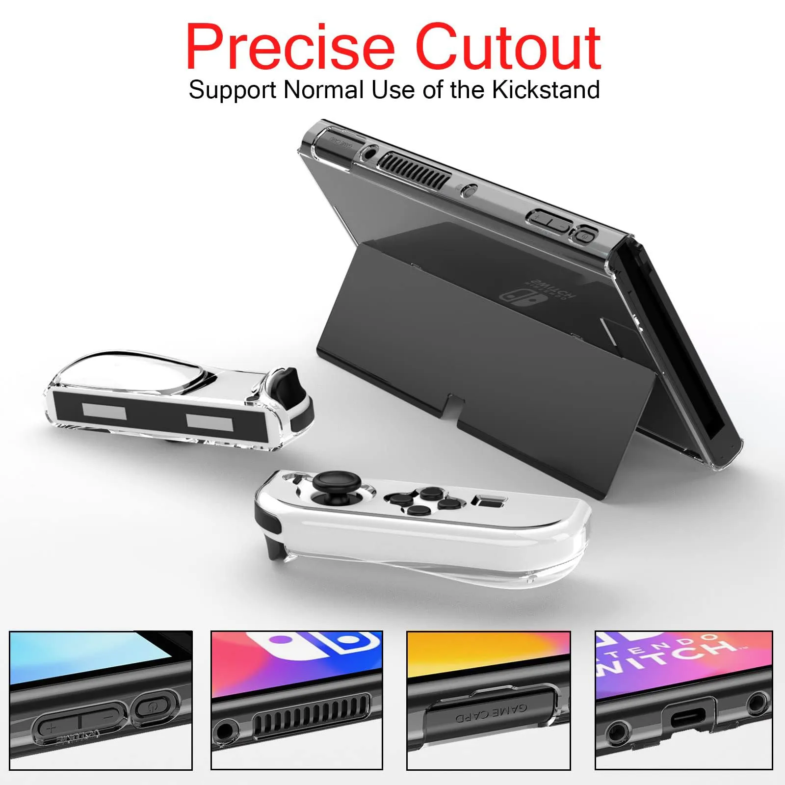 Teyomi Custodia Compatibile con Nintendo Switch OLED con Cover per Dock - immagine 7