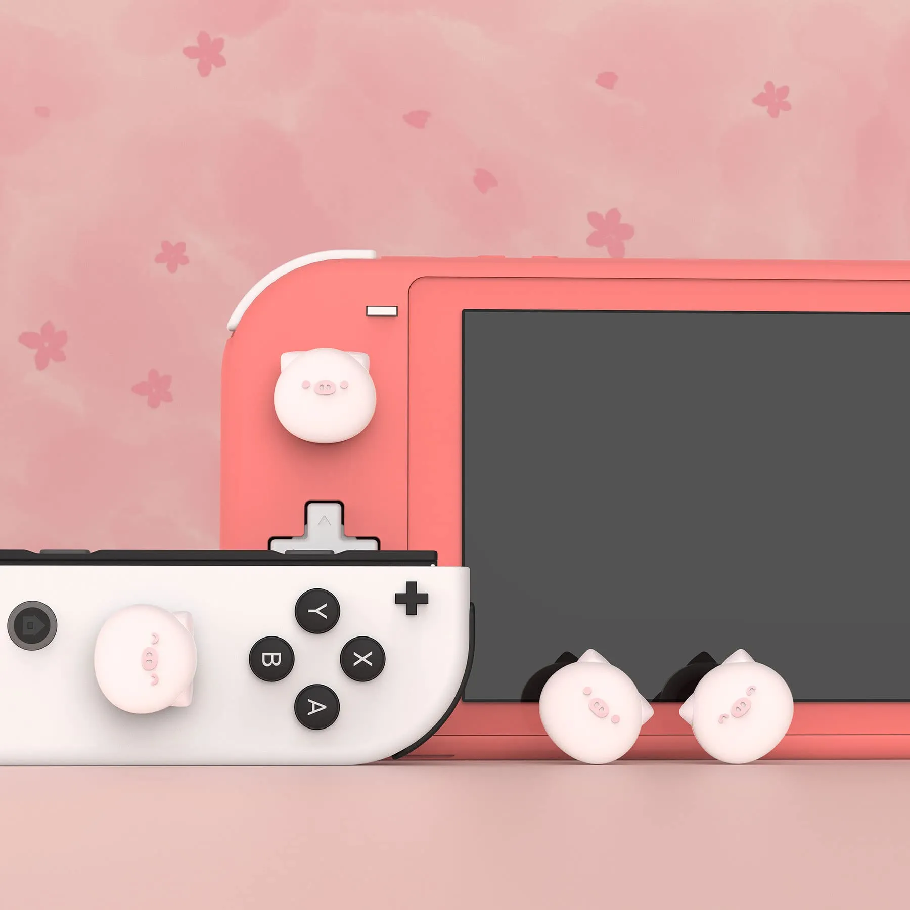 playvital Gommini per Nintendo Switch, Porcellino Paffuto - immagine 3