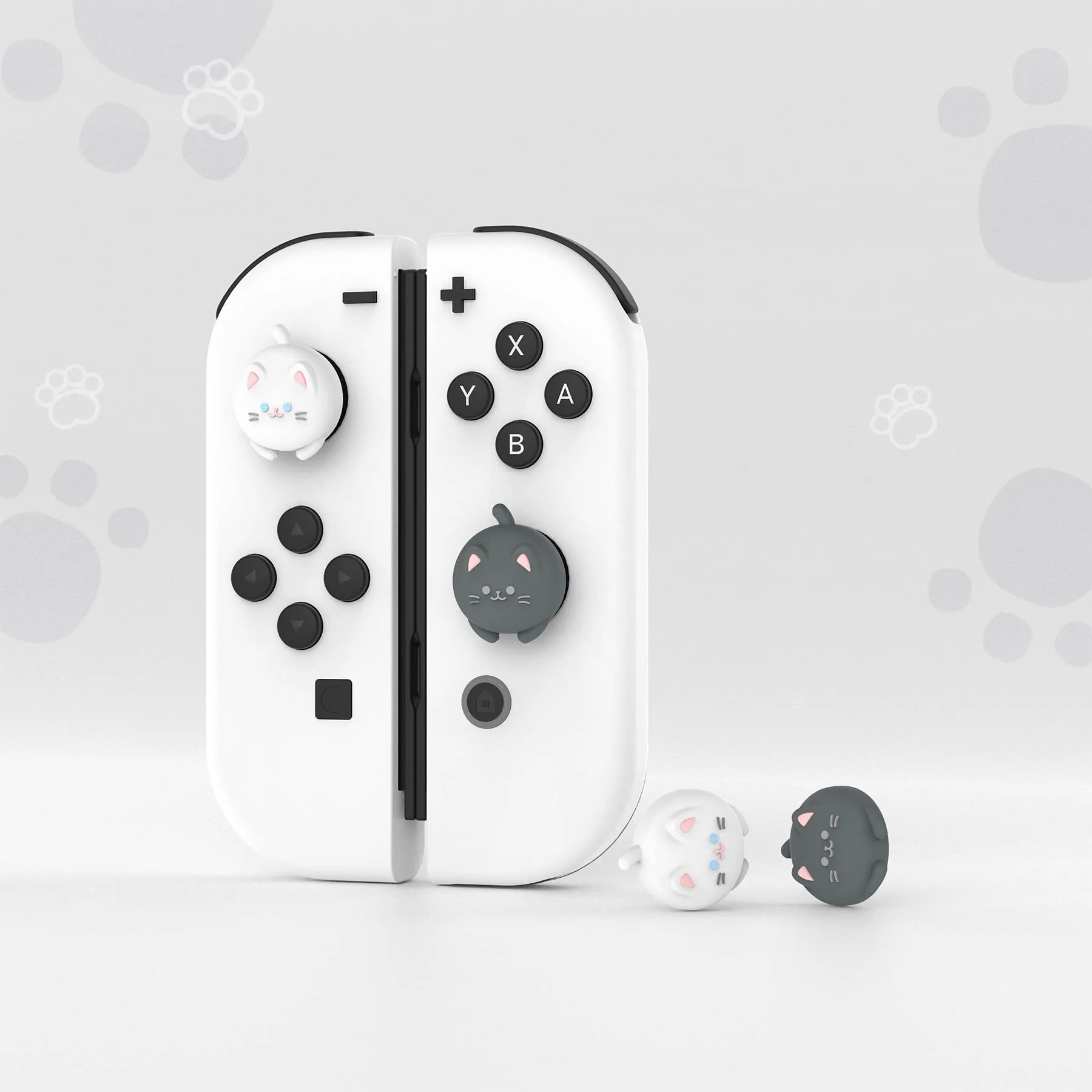 playvital Gommini per Nintendo Switch, Gattino Carino - immagine 5
