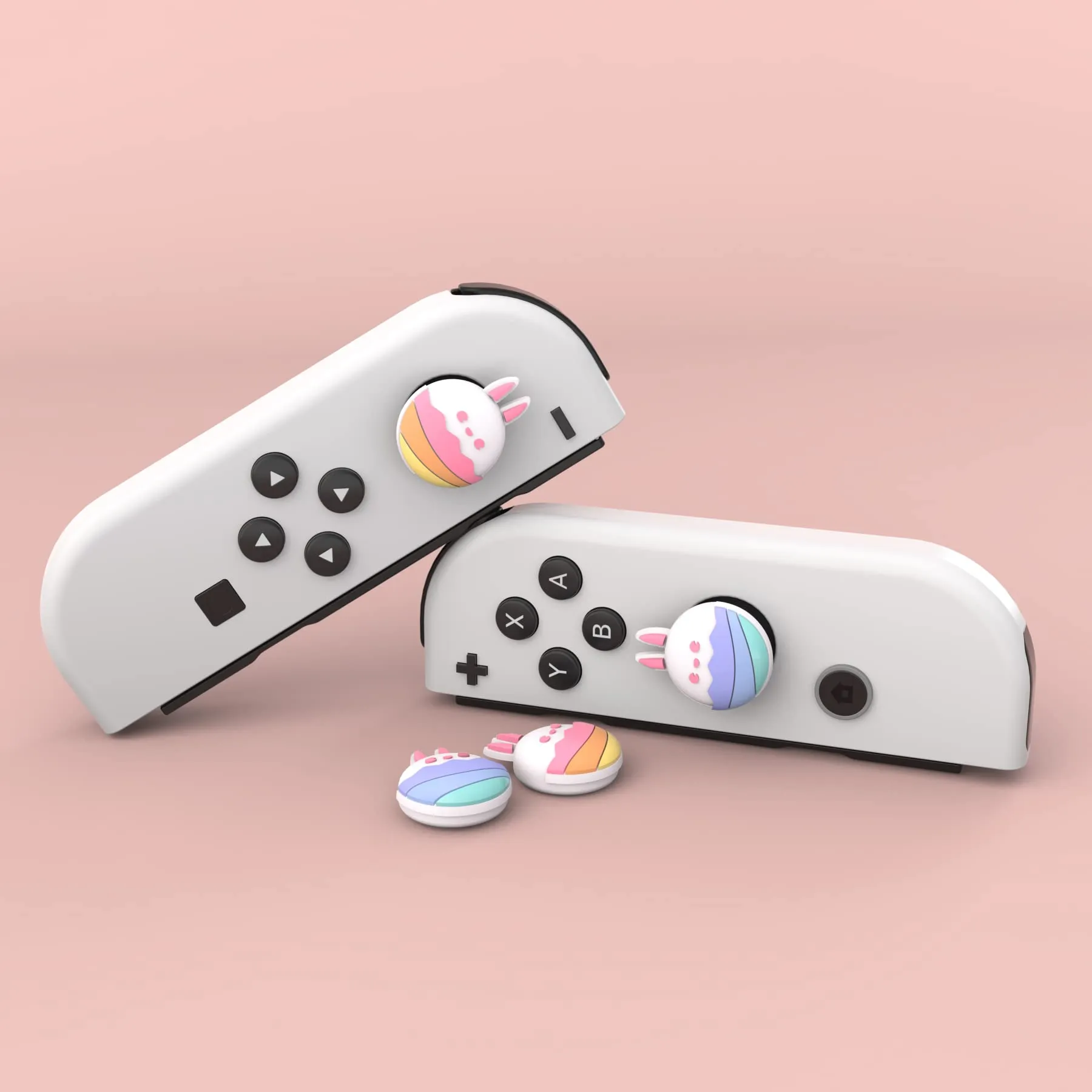 playvital Gommini per Nintendo Switch, Coniglietto di Pasqua - immagine 5