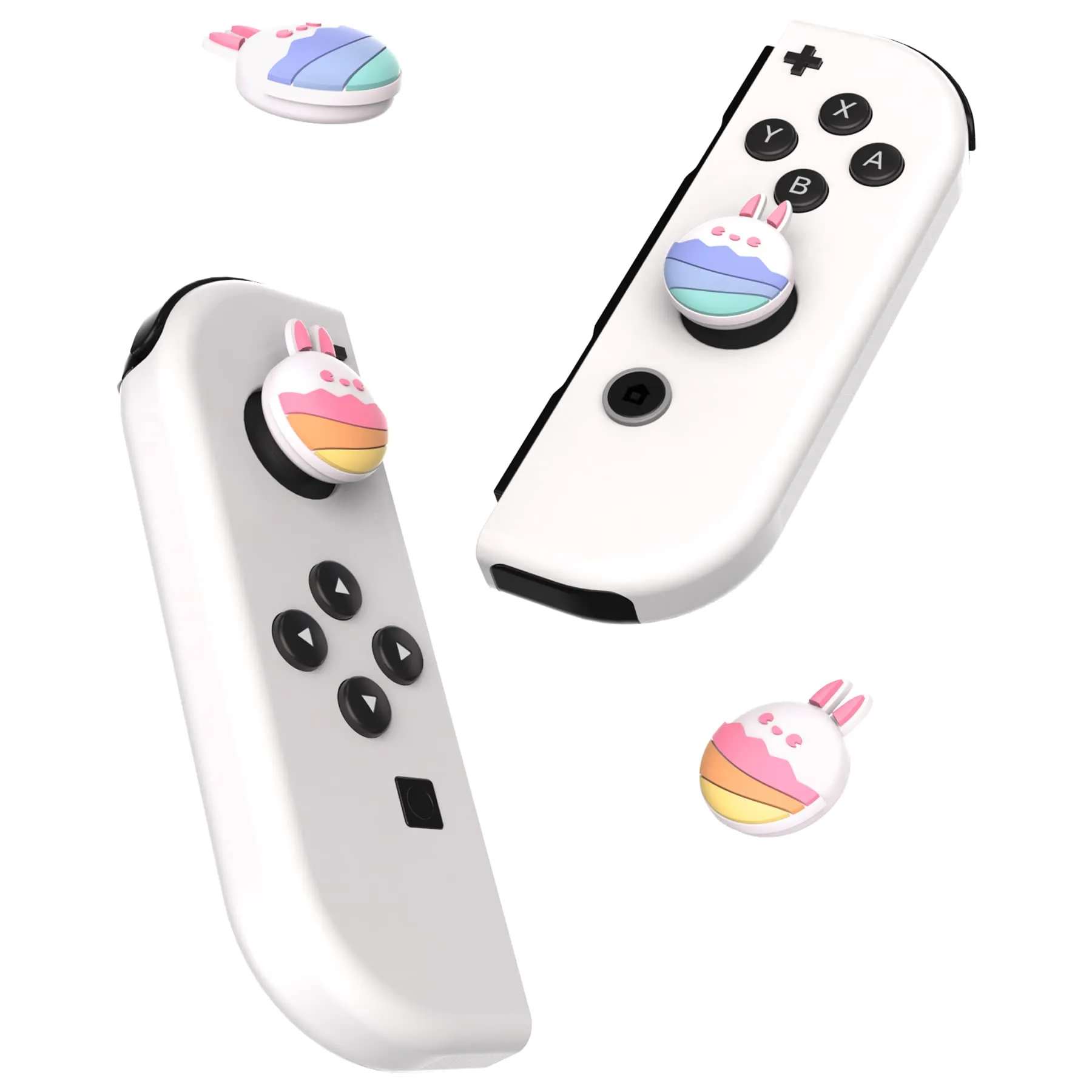 playvital Gommini per Nintendo Switch, Coniglietto di Pasqua - immagine 6