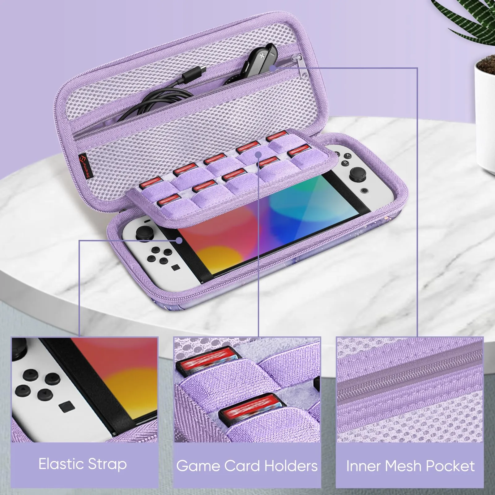 FINTIE Custodia per Nintendo Switch Modello OLED 7.0" / Switch 6.2" - immagine 3