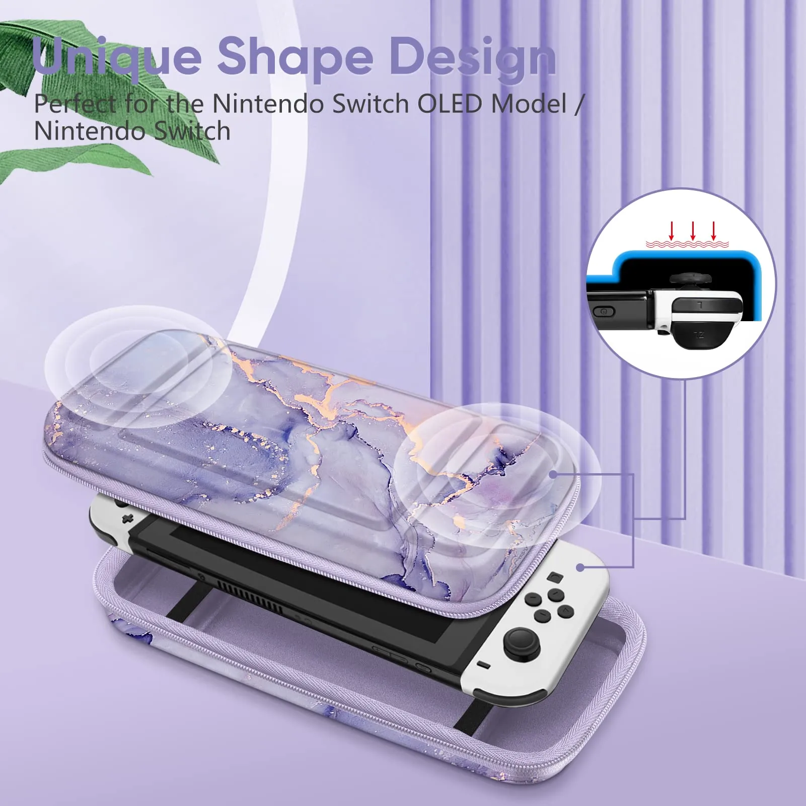 FINTIE Custodia per Nintendo Switch Modello OLED 7.0" / Switch 6.2" - immagine 6