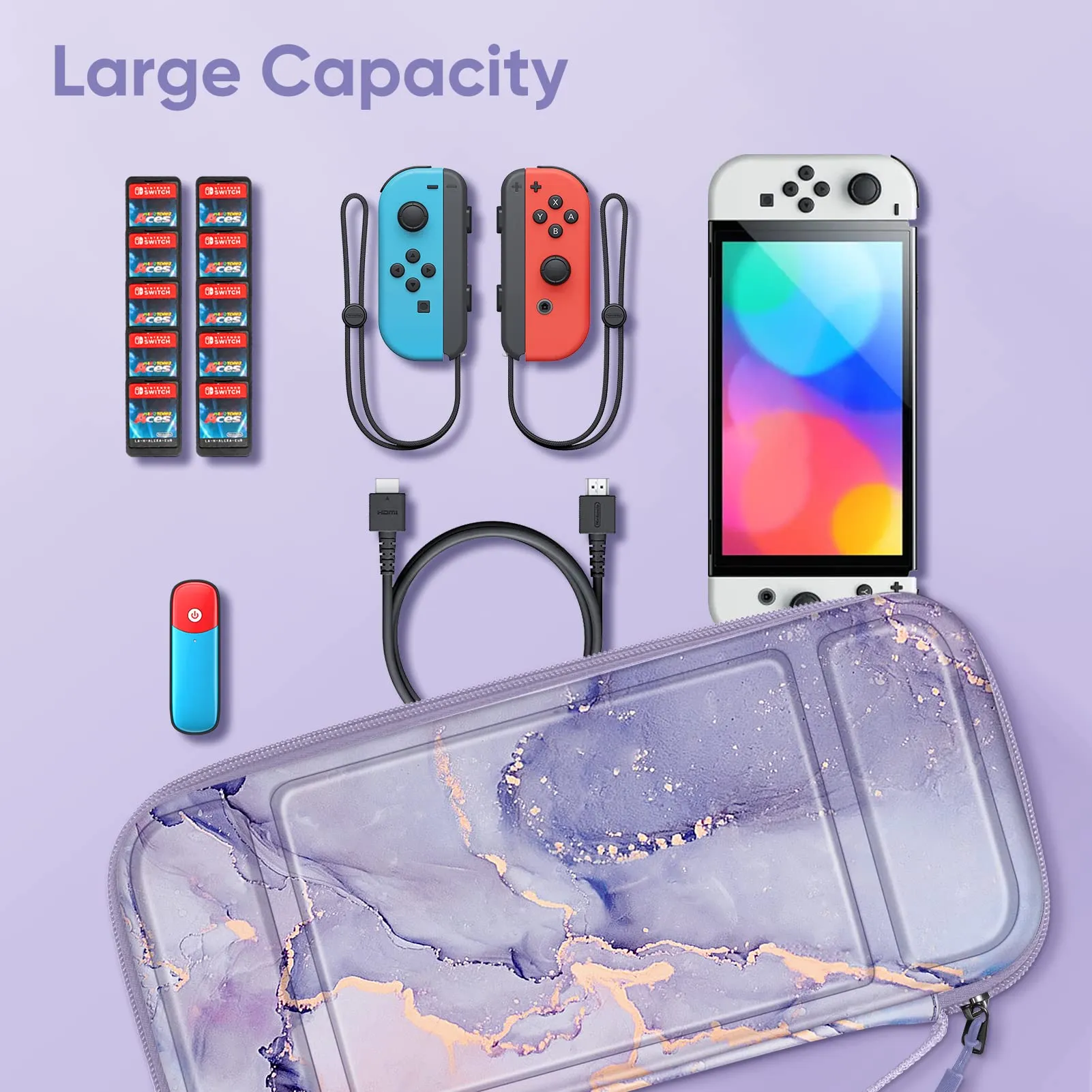 FINTIE Custodia per Nintendo Switch Modello OLED 7.0" / Switch 6.2" - immagine 8