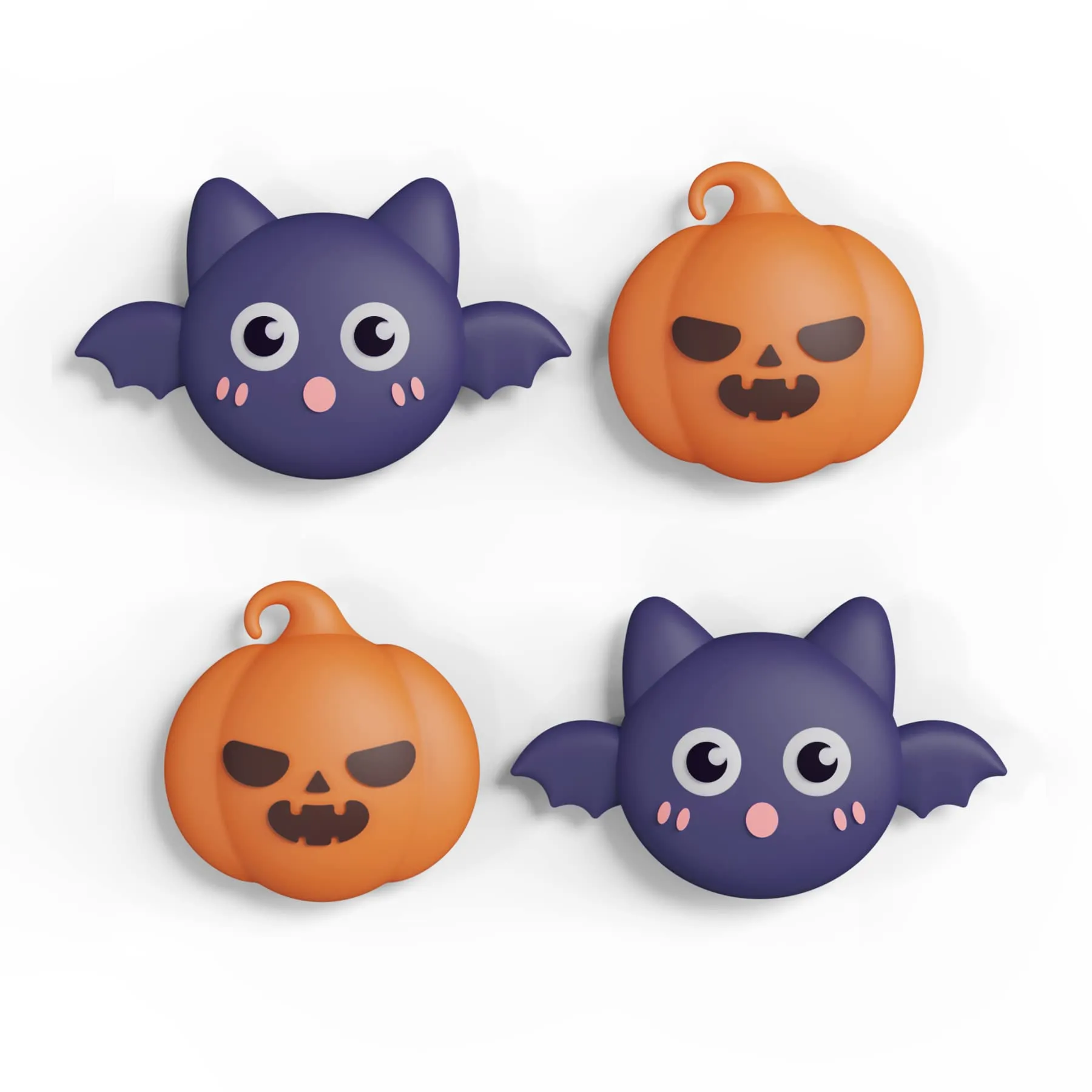 playvital Gommini per Nintendo Switch, Pipistrello Zucca di Halloween - immagine 1