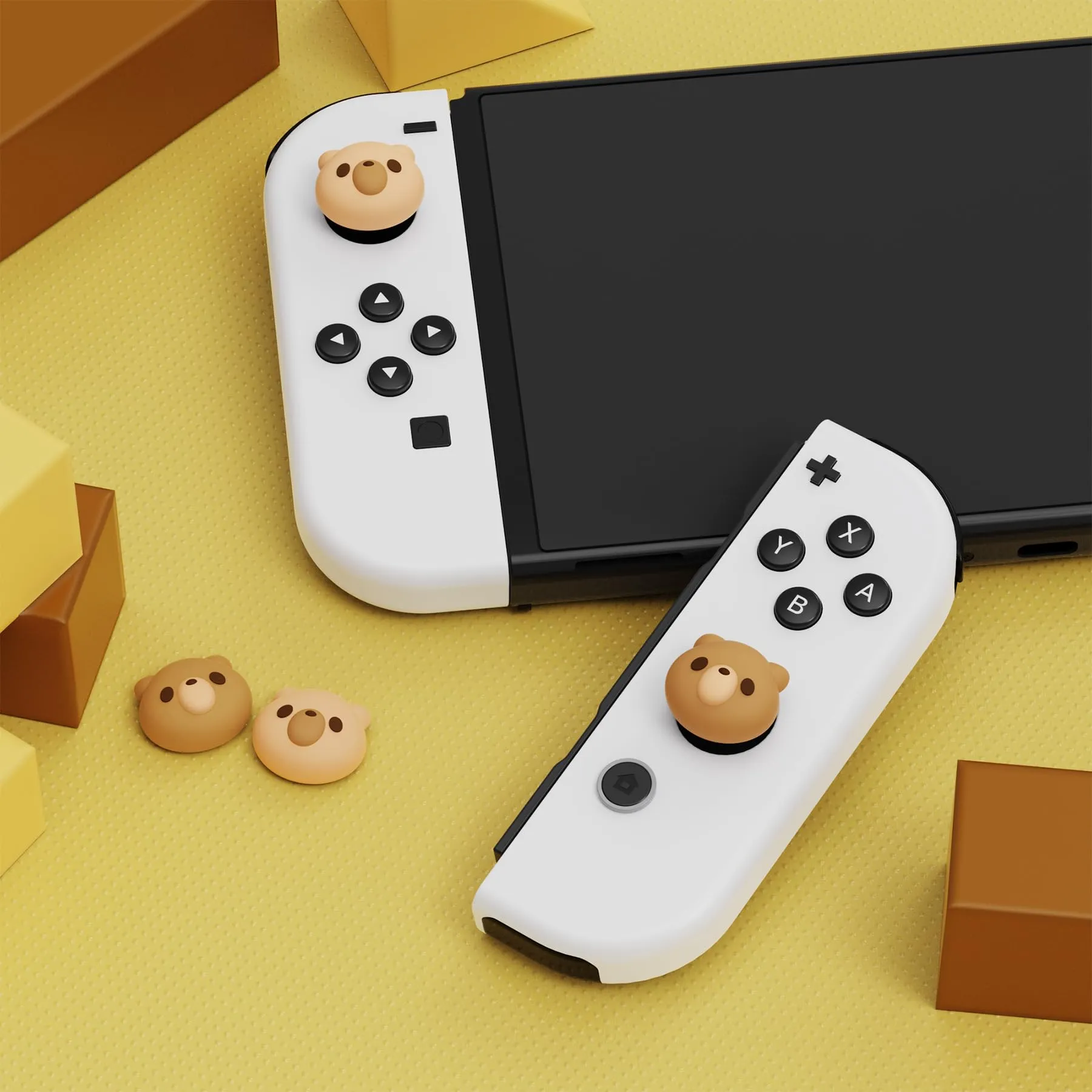 playvital Gommini per Nintendo Switch, Orso Accogliente - immagine 2