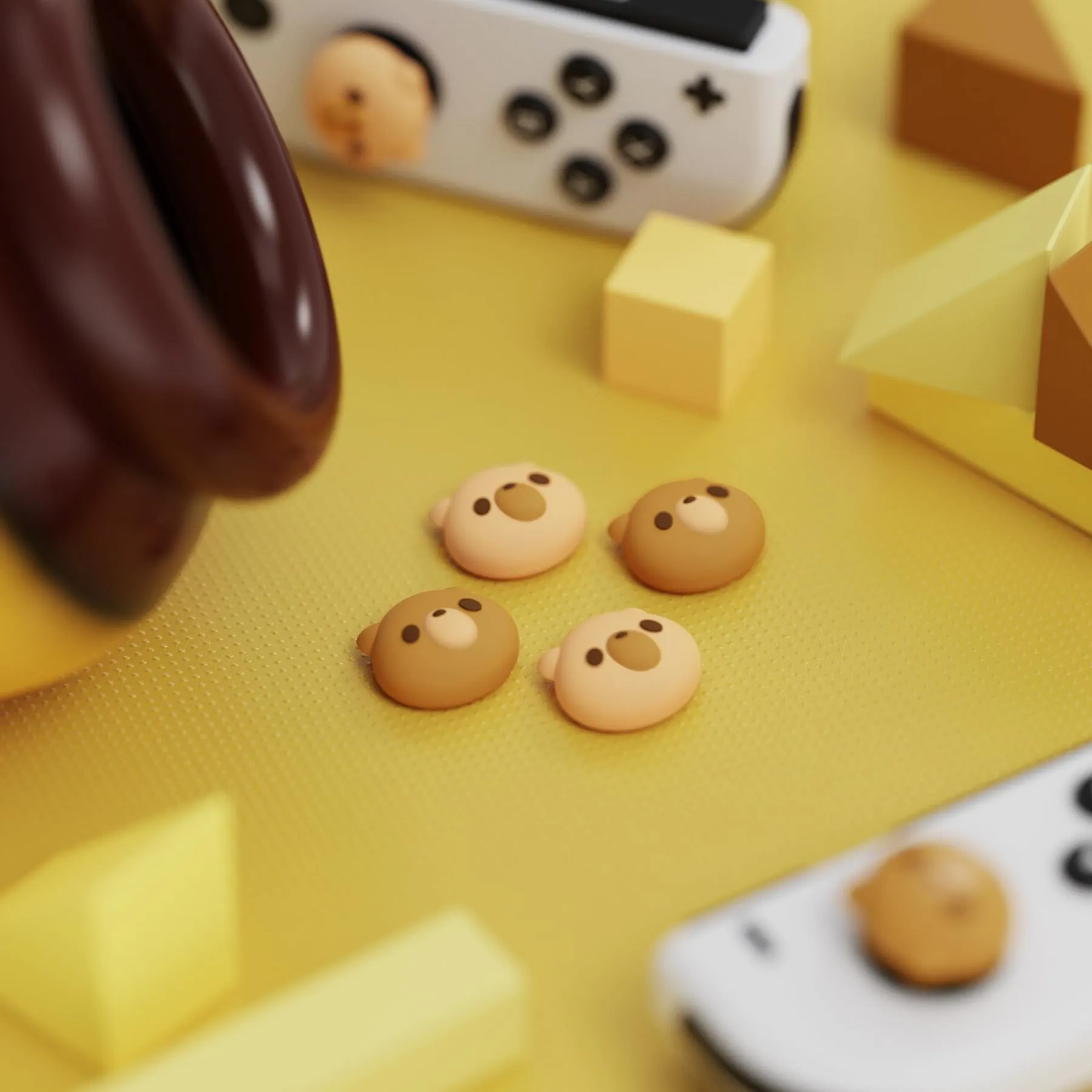 playvital Gommini per Nintendo Switch, Orso Accogliente - immagine 5