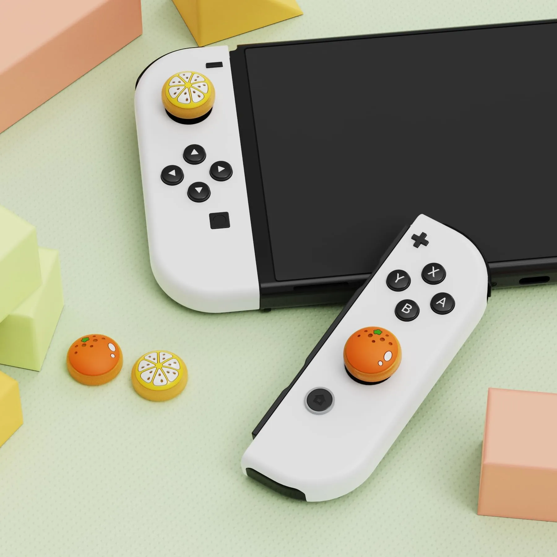 playvital Gommini per Nintendo Switch, Mandarino - immagine 2