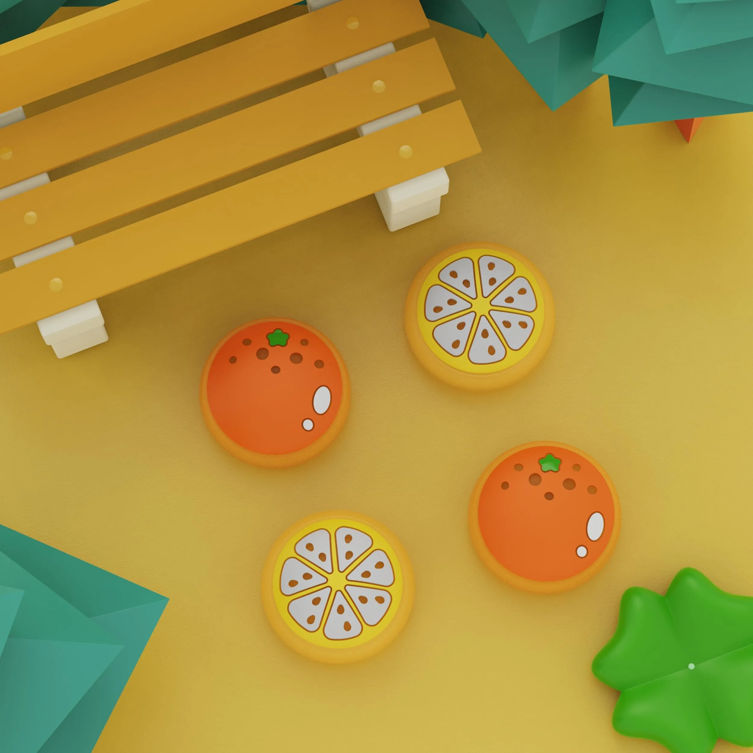 playvital Gommini per Nintendo Switch, Mandarino - immagine 3