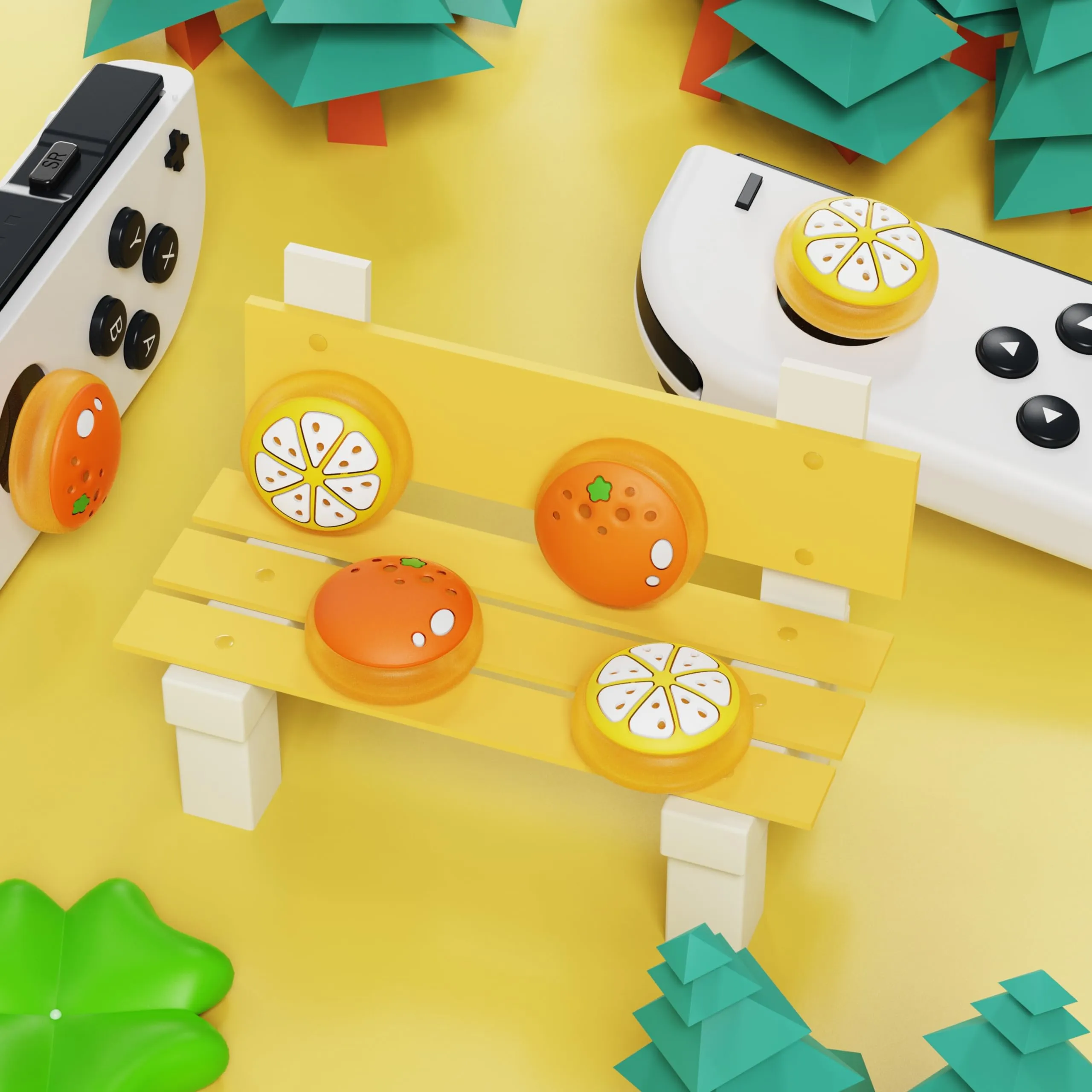 playvital Gommini per Nintendo Switch, Mandarino - immagine 4