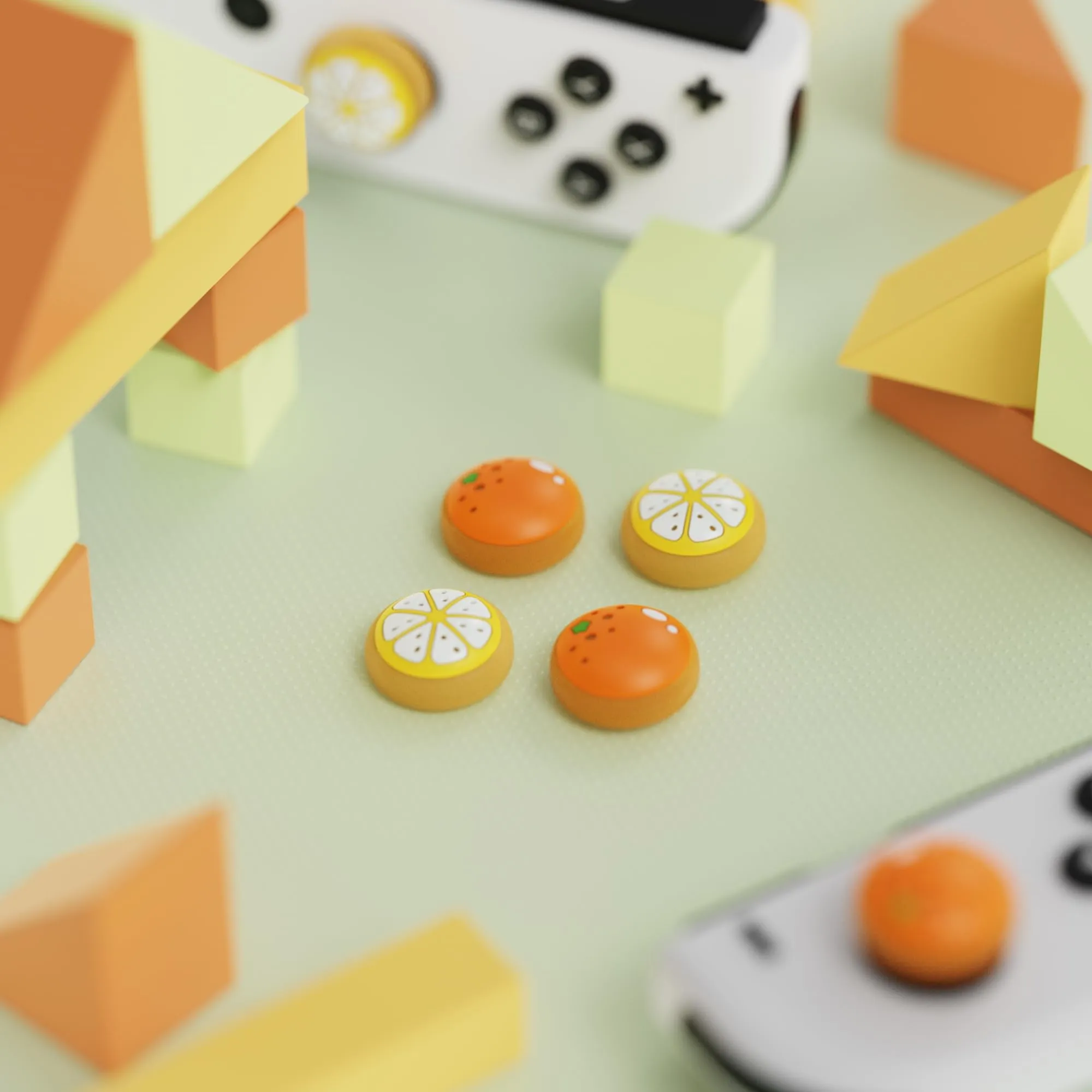 playvital Gommini per Nintendo Switch, Mandarino - immagine 5