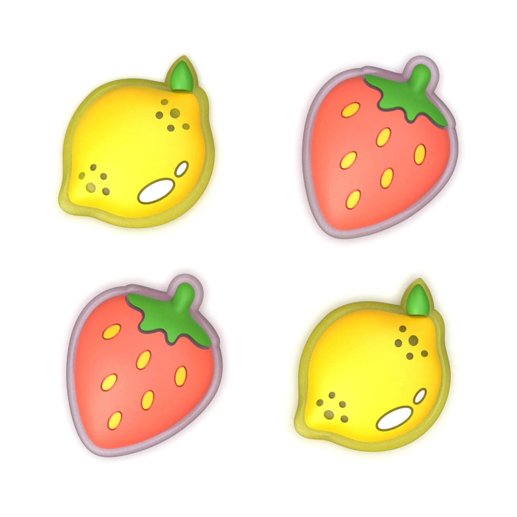 playvital Gommini per Nintendo Switch, Limone&Fragola - immagine 6