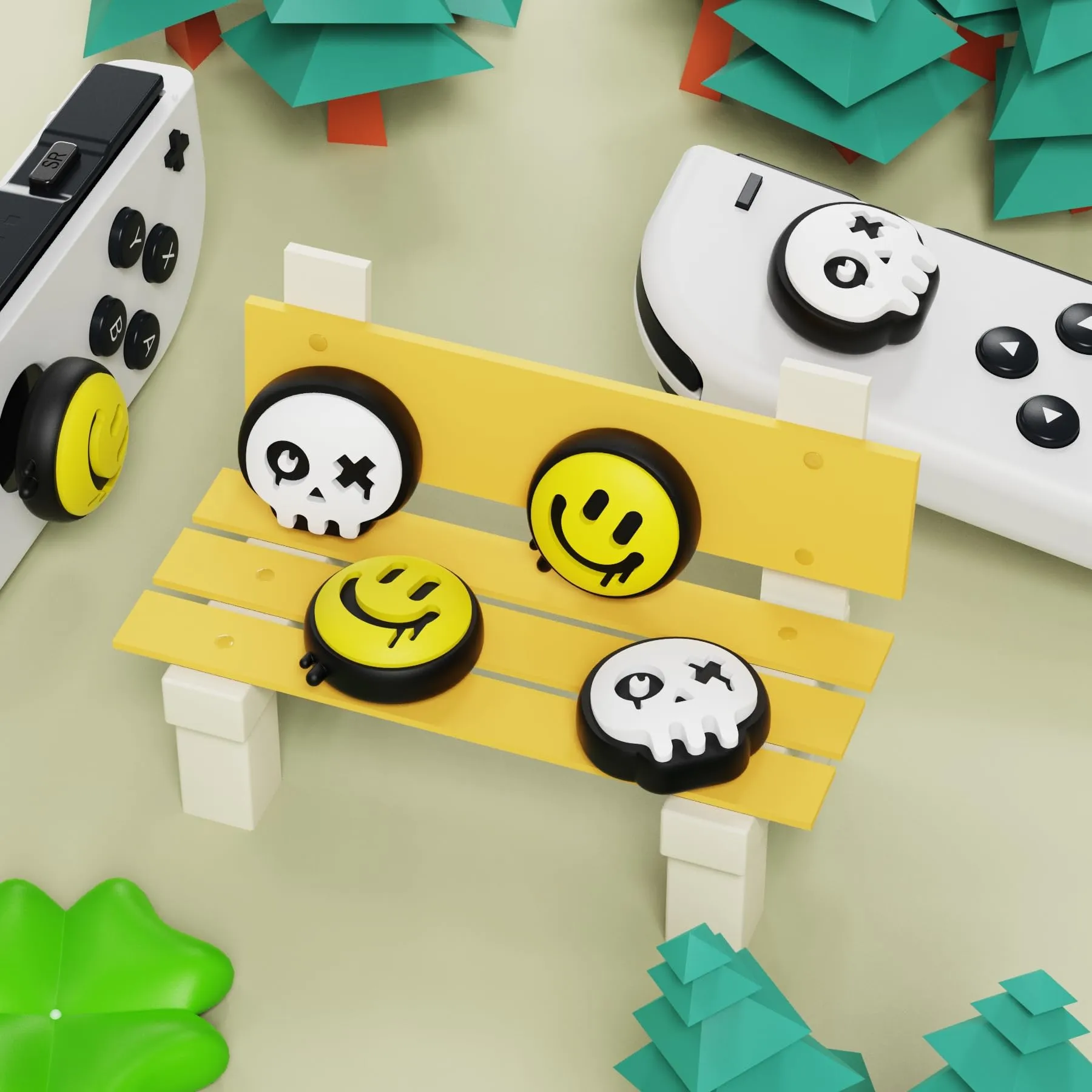 playvital Gommini per Nintendo Switch, Felice&Cupo B - immagine 3