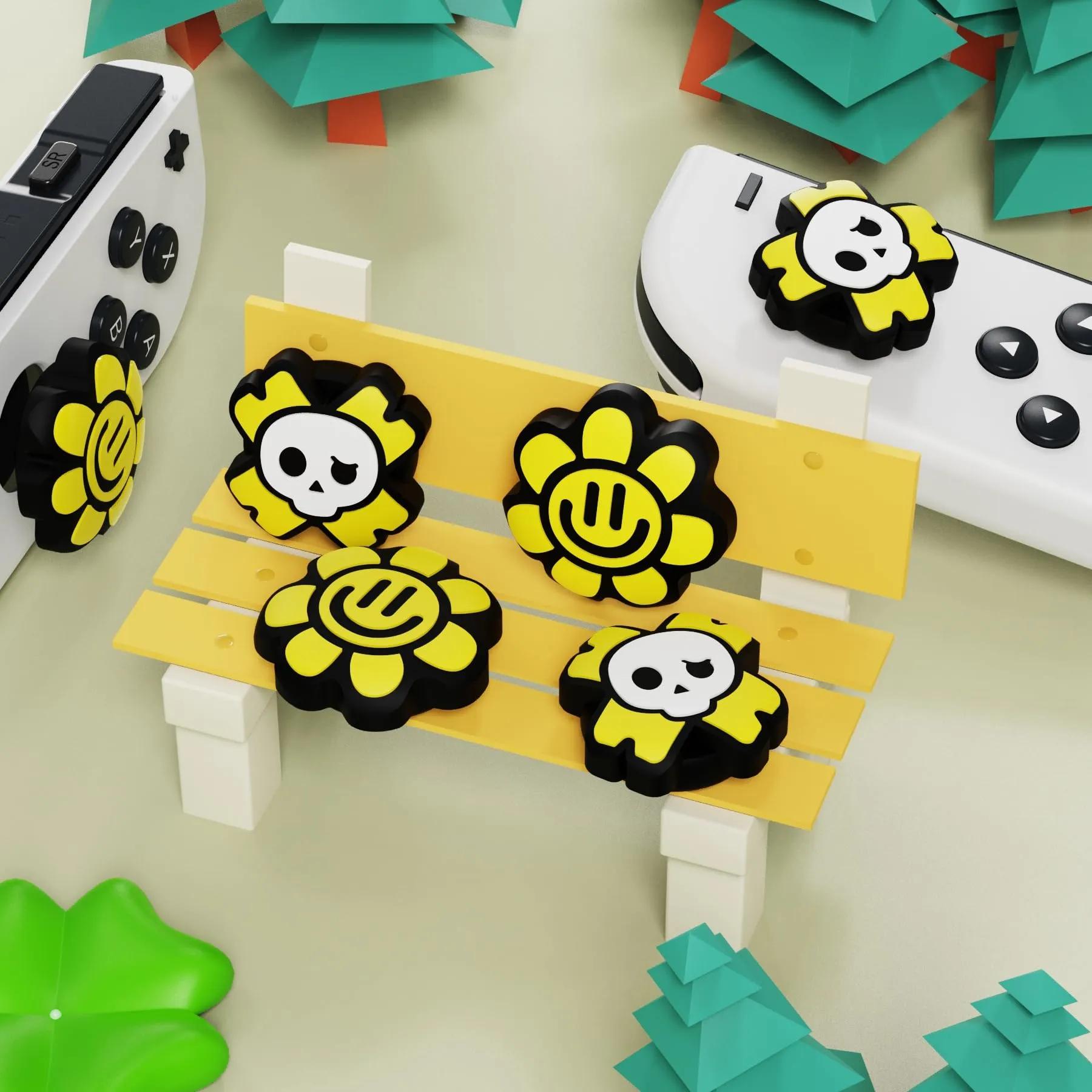 playvital Gommini per Nintendo Switch, Felice&Cupo A - immagine 3