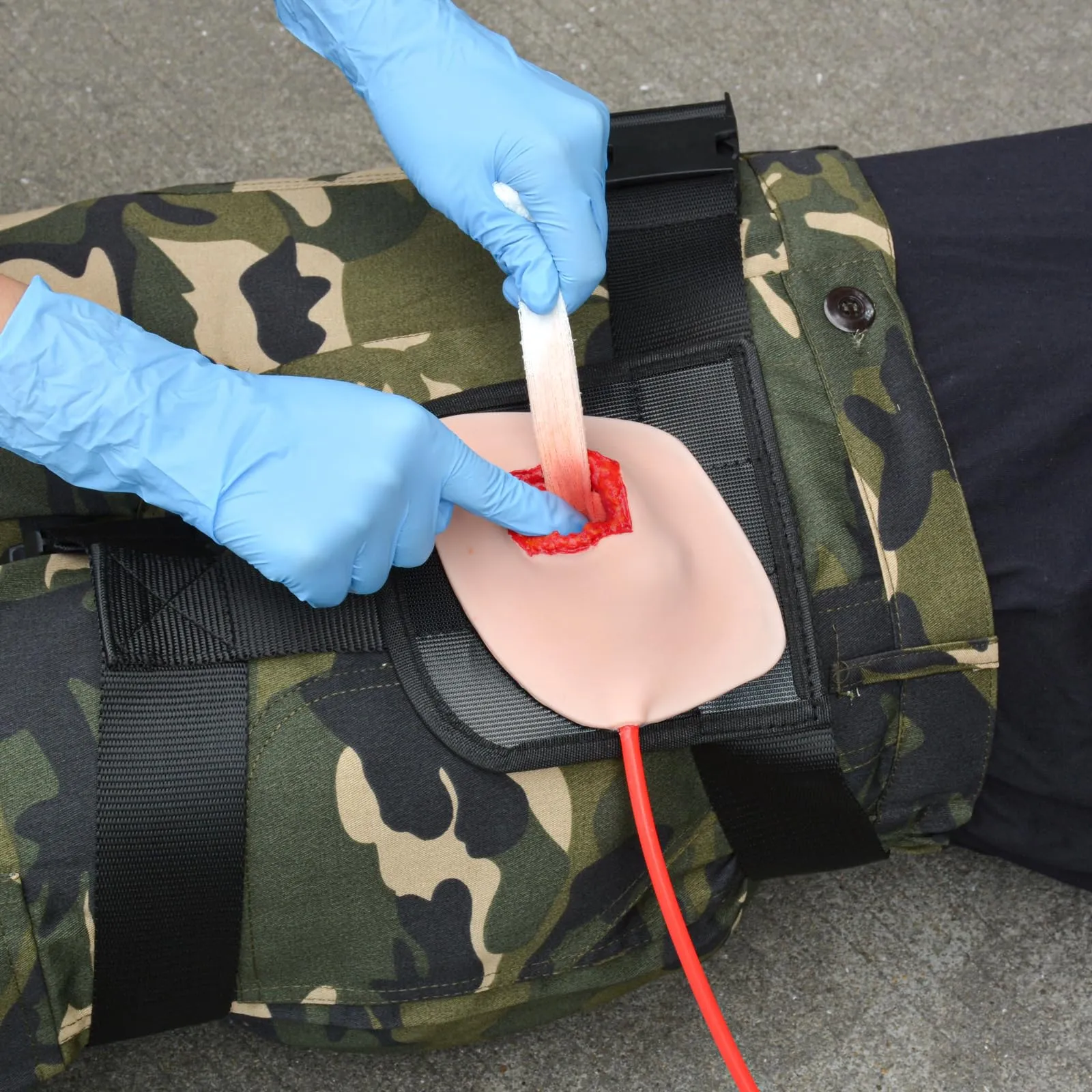MedEduQuest Kit di allenamento per ferite inguinali, kit di allenamento per l'emostasi, per il controllo del sanguinamento delle ferite giunzionali, per educazione medica di primo soccorso - immagine 6